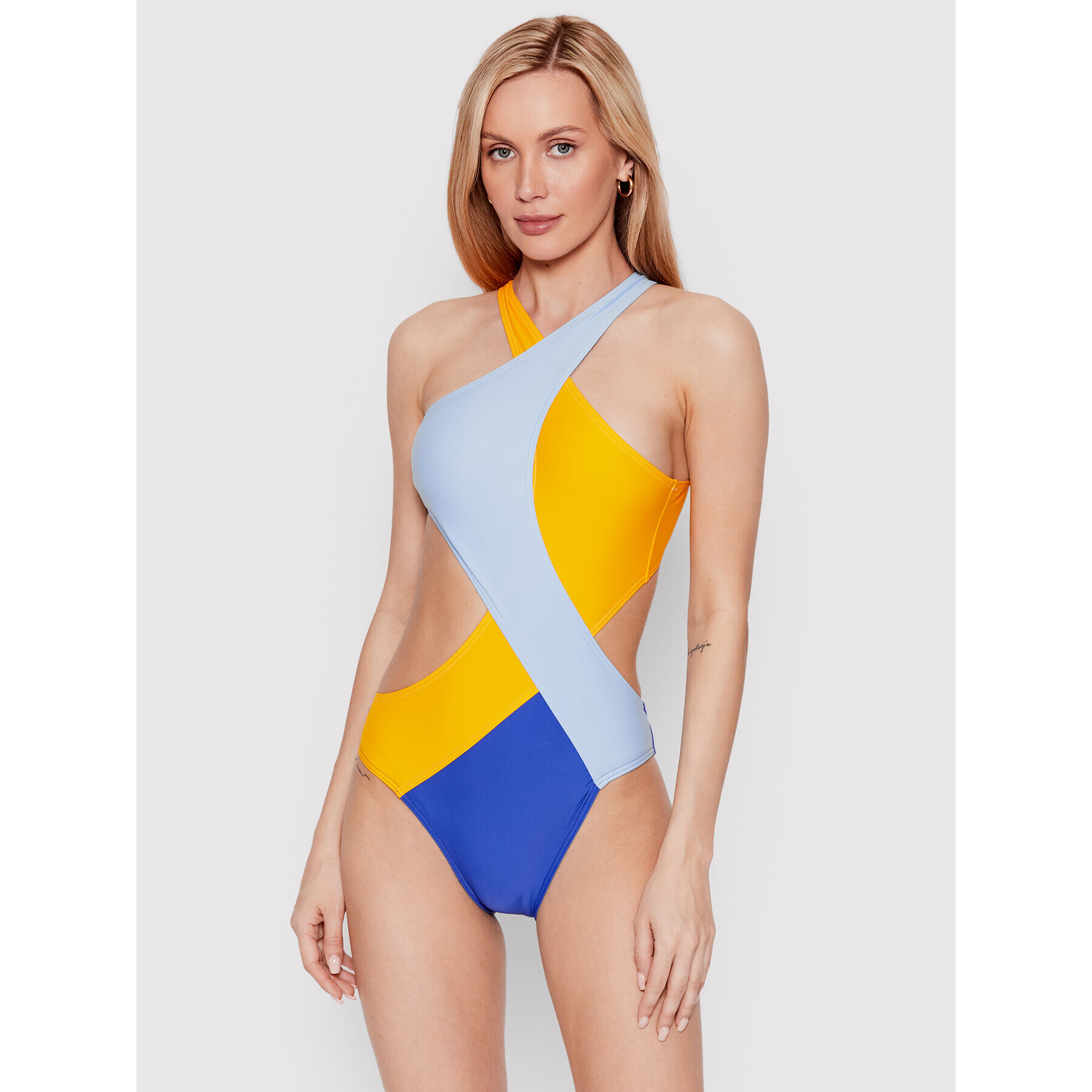 Drivemebikini Costum de baie La Maddalena 2022-DRV-091_EL Albastru - Pled.ro