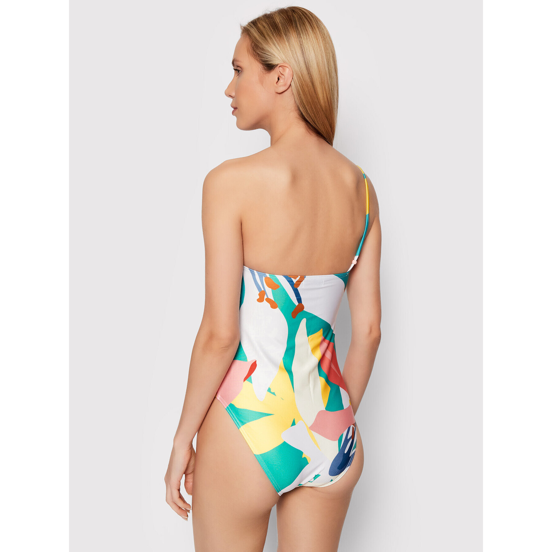 Drivemebikini Costum de baie Lotus 2022-DRV-012_FL Alb - Pled.ro