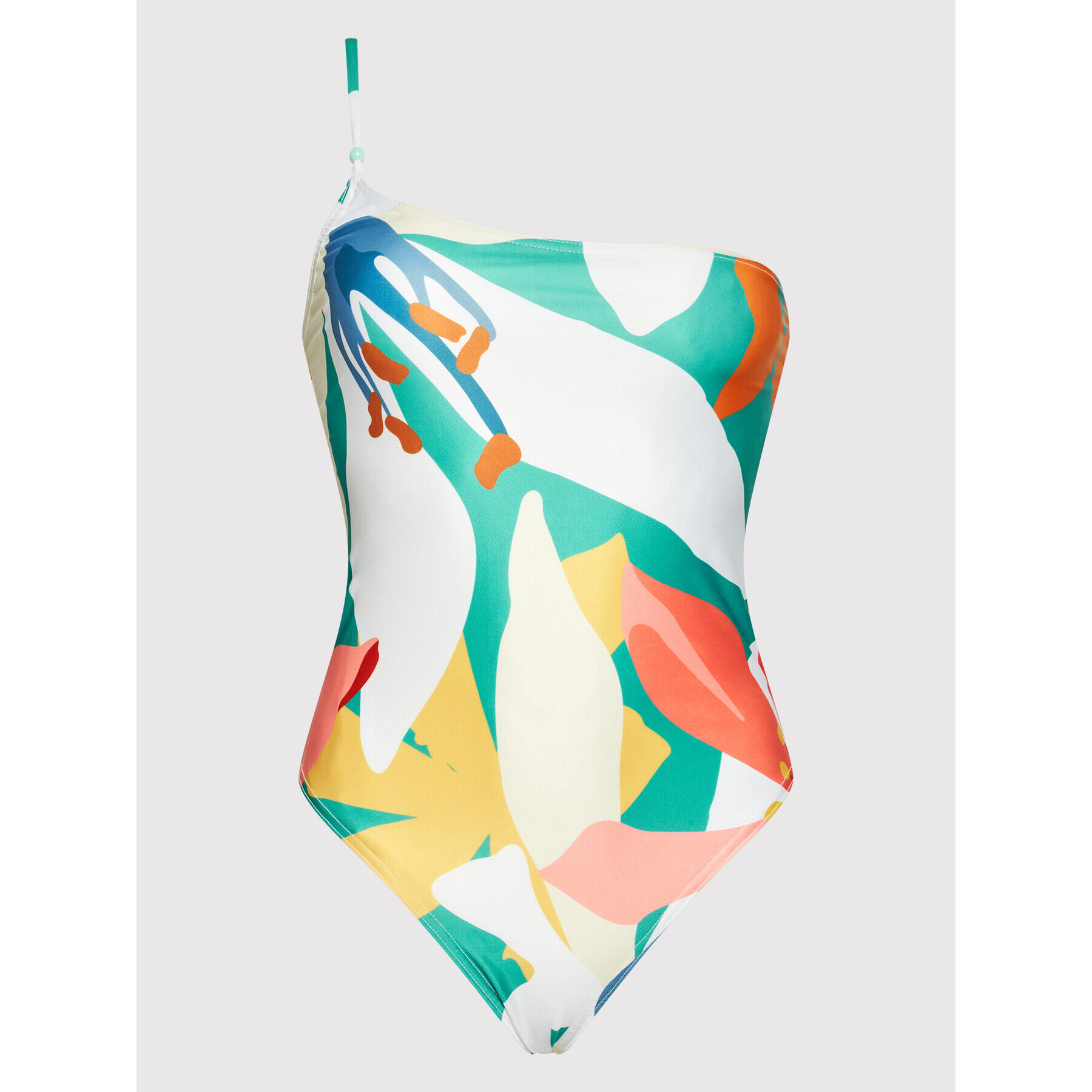 Drivemebikini Costum de baie Lotus 2022-DRV-012_FL Alb - Pled.ro