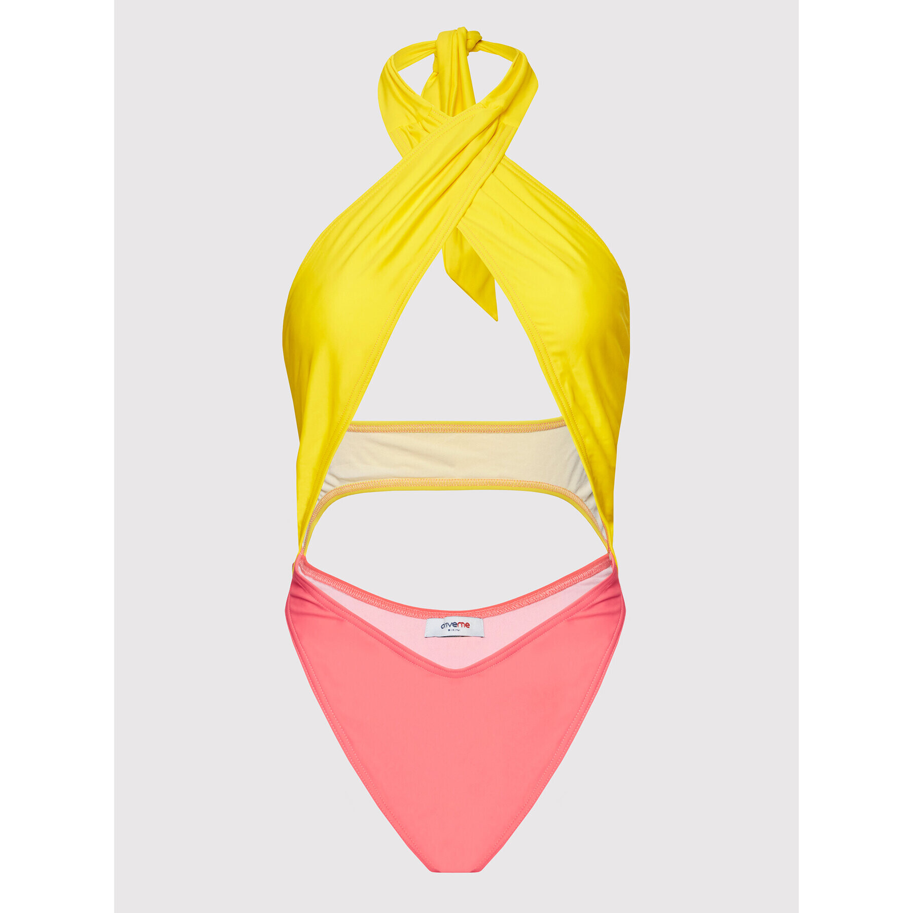 Drivemebikini Costum de baie Silvio Lemonade 2022-DRV-010_LM Galben - Pled.ro