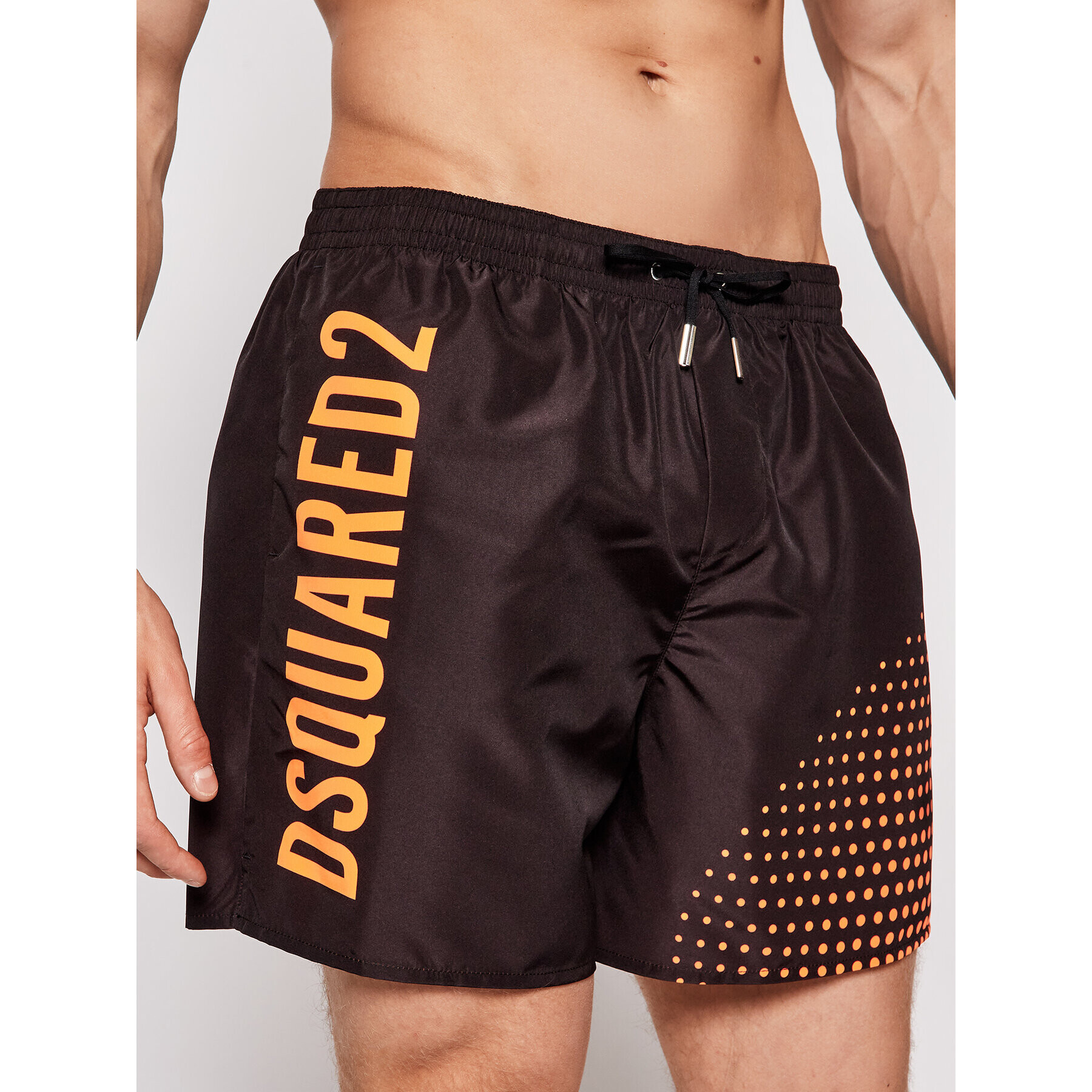 Dsquared2 Underwear Pantaloni scurți pentru înot D7B543710.96550 Negru Regular Fit - Pled.ro