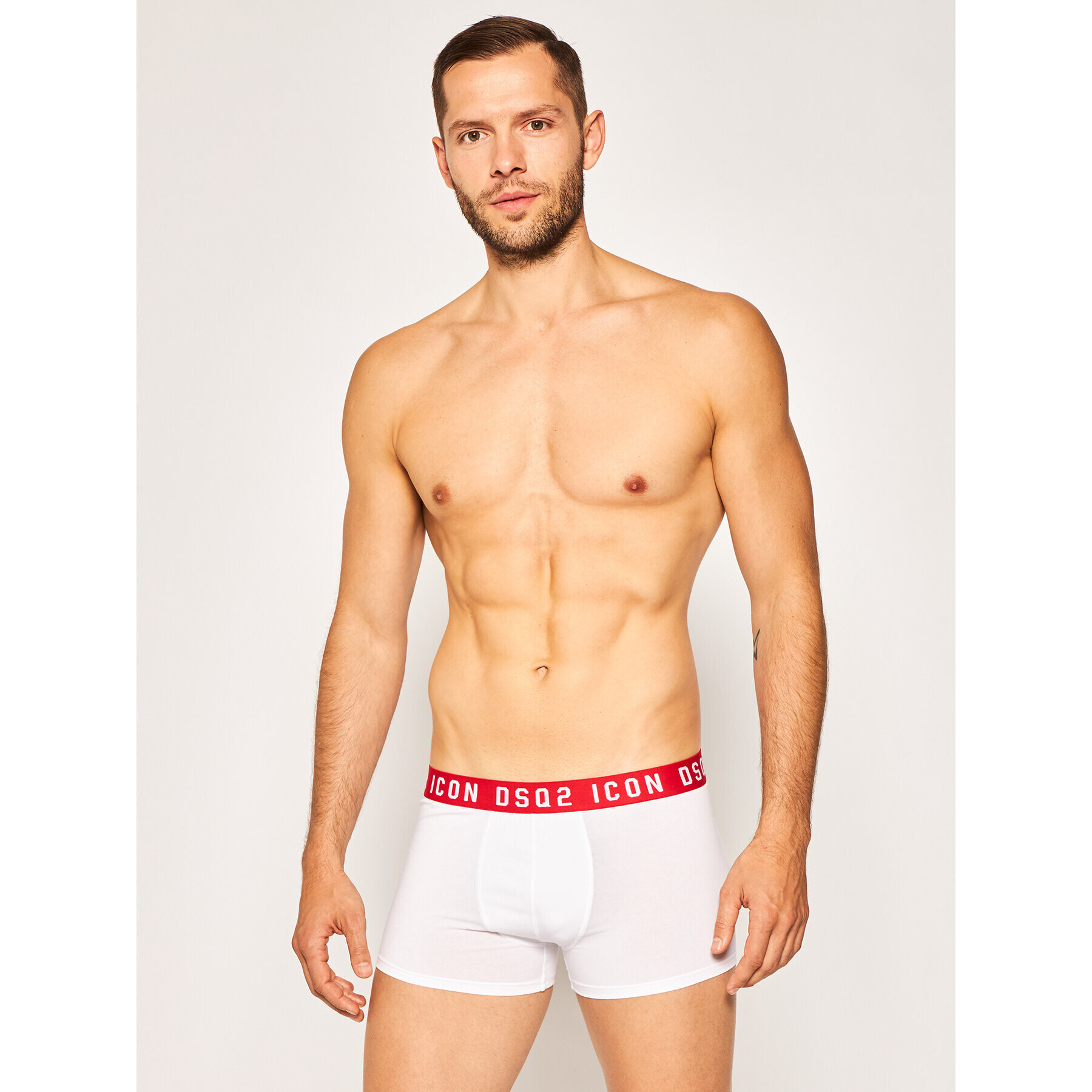 Dsquared2 Underwear Boxeri D9LC62960 Alb - Pled.ro