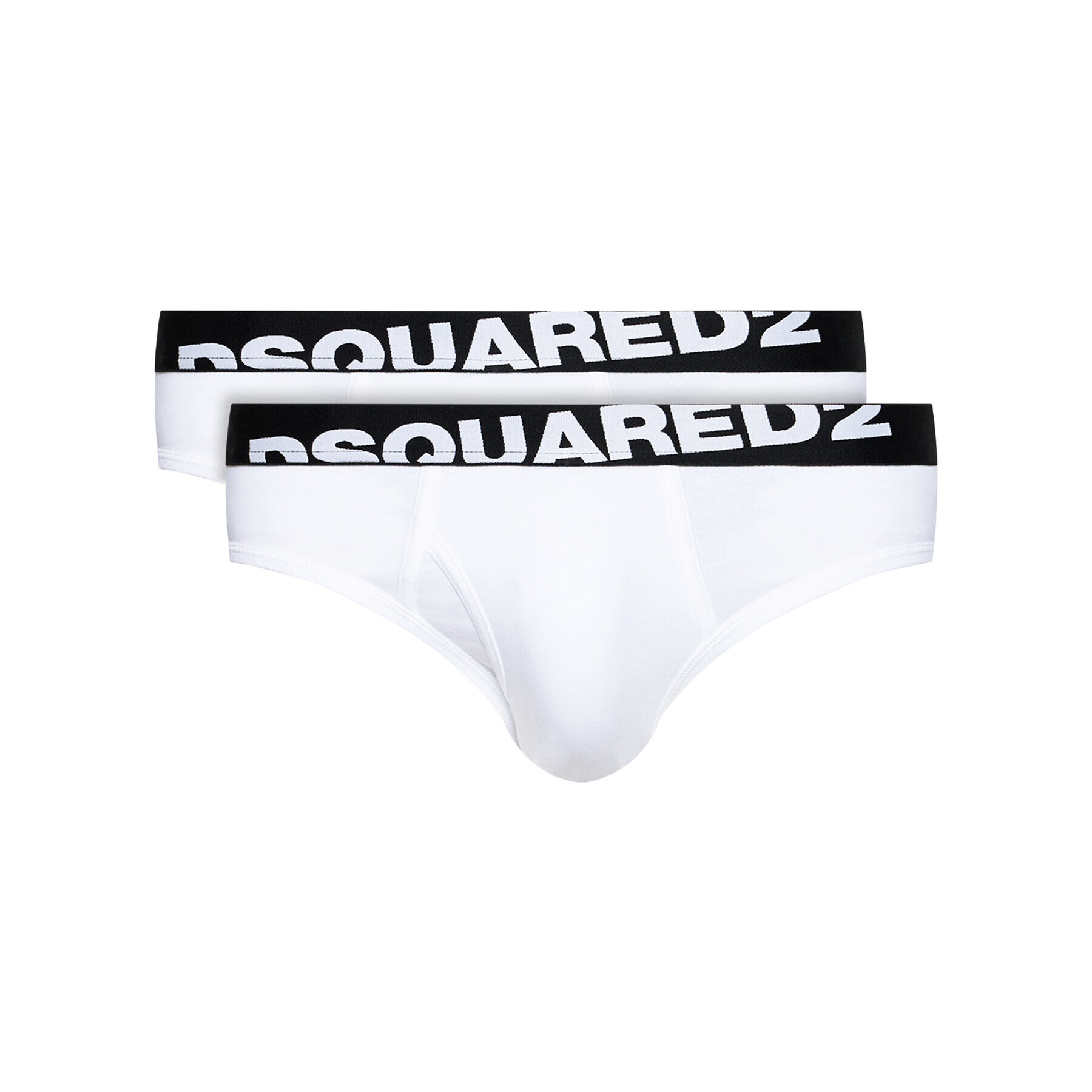 Dsquared2 Underwear Set 2 perechi de slipuri DCX670030 Alb - Pled.ro