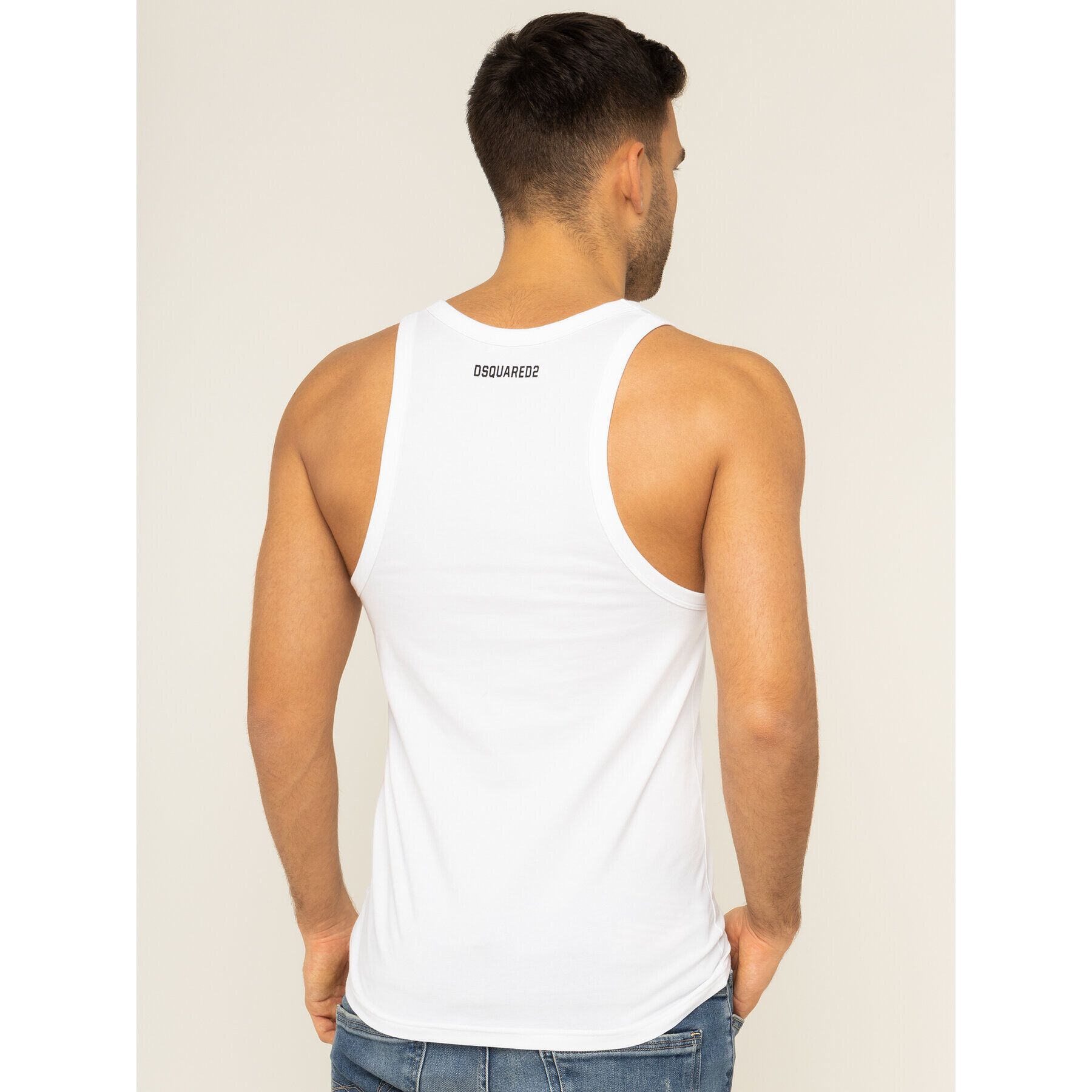 Dsquared2 Underwear Tank top D9D202470 Alb - Pled.ro