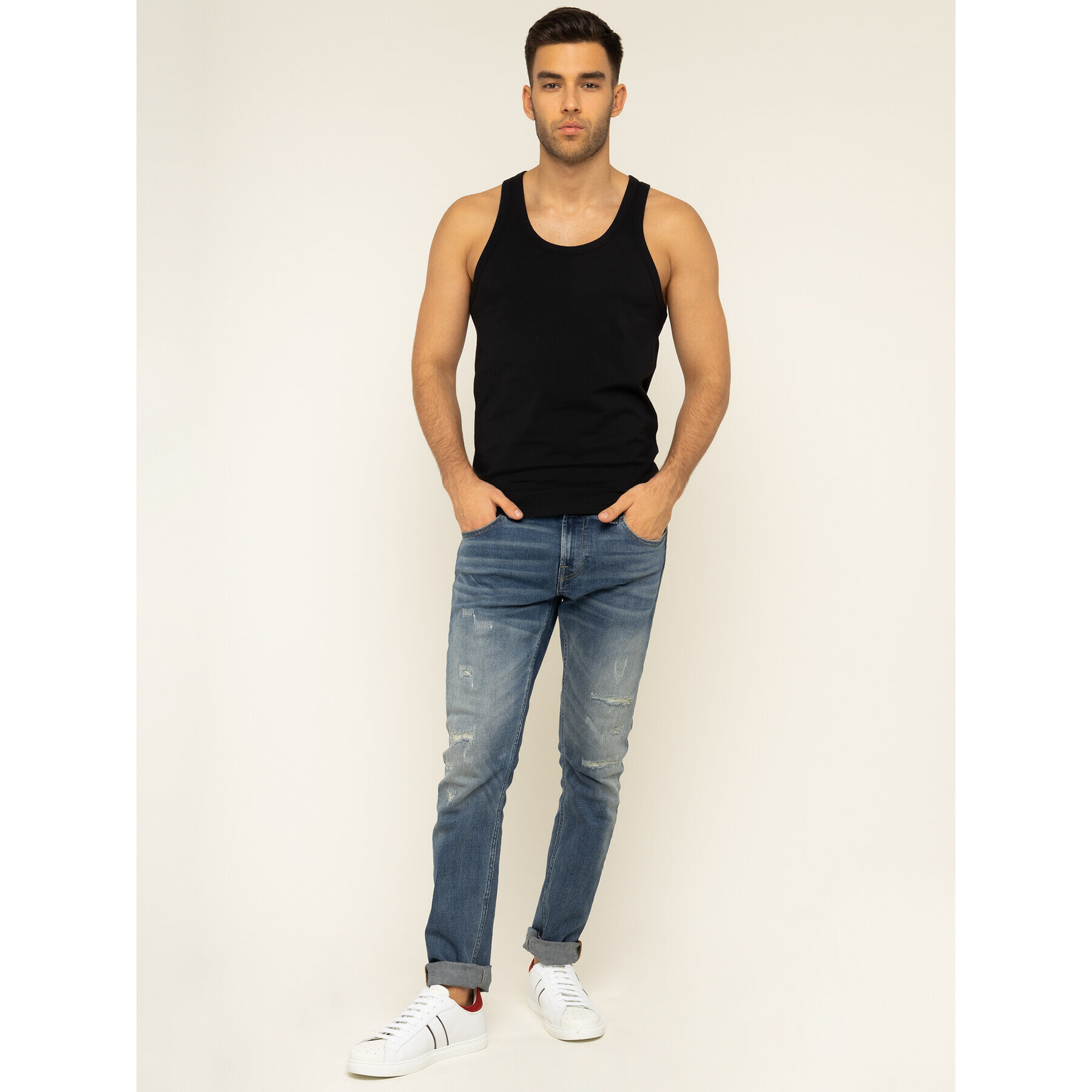 Dsquared2 Underwear Tank top D9D202470 Negru - Pled.ro