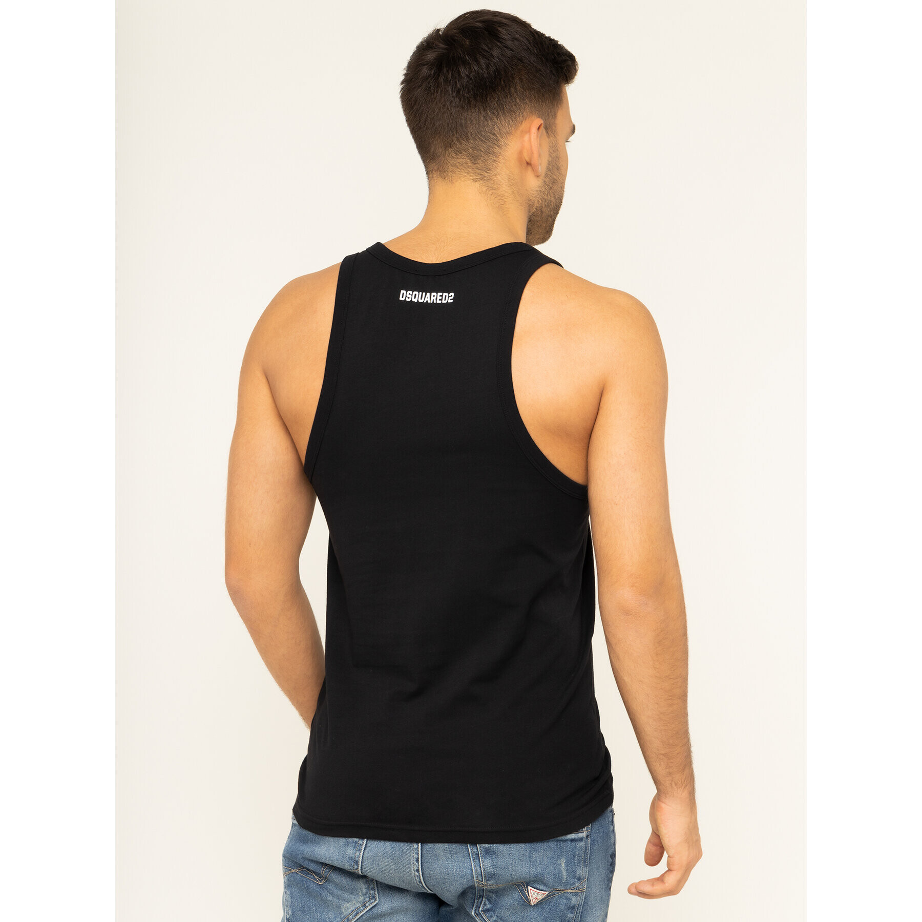 Dsquared2 Underwear Tank top D9D202470 Negru - Pled.ro