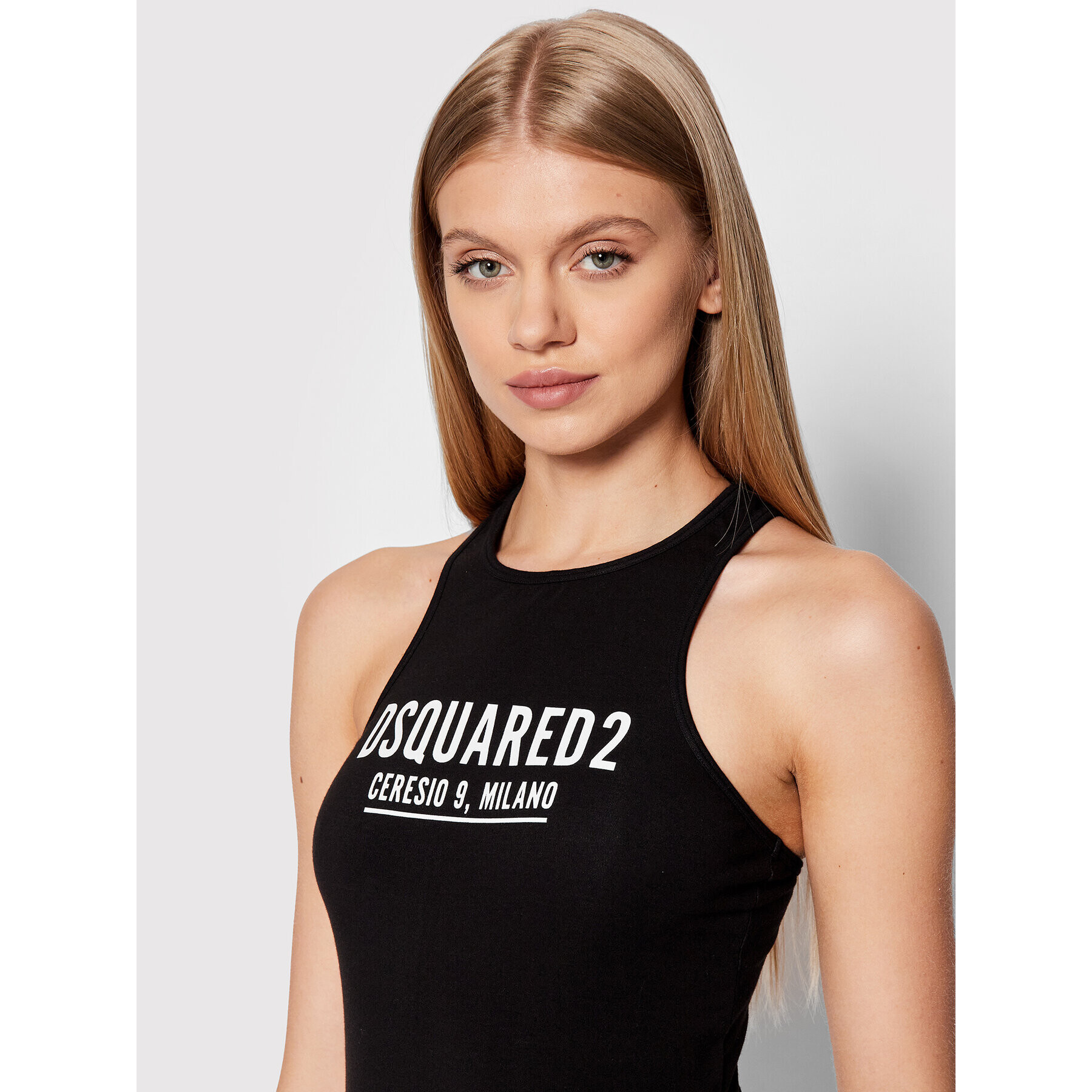 Dsquared2 Underwear Top D8D203900 Negru Regular Fit - Pled.ro