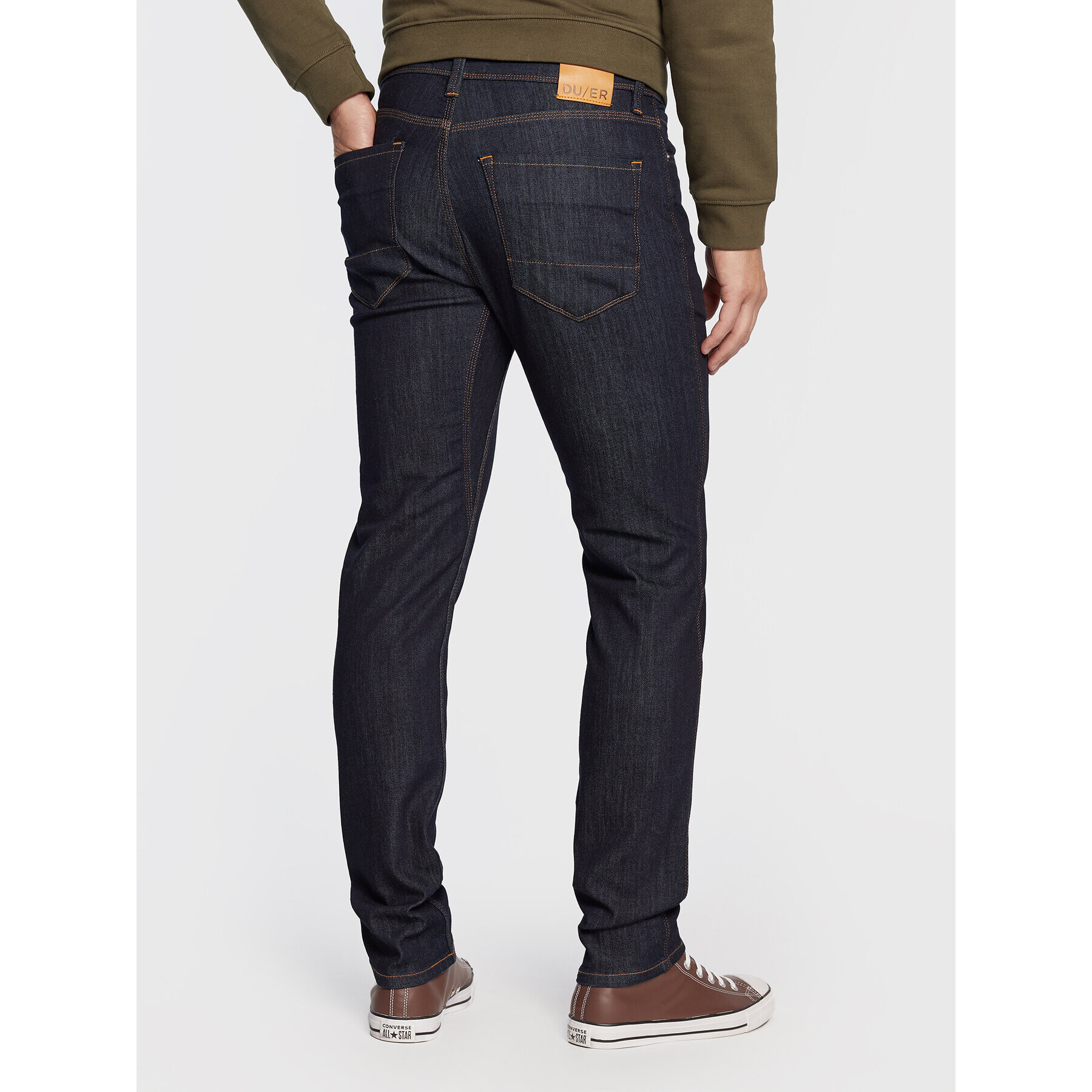 Duer Blugi Performance Denim MFLS3002 Bleumarin Slim Fit - Pled.ro