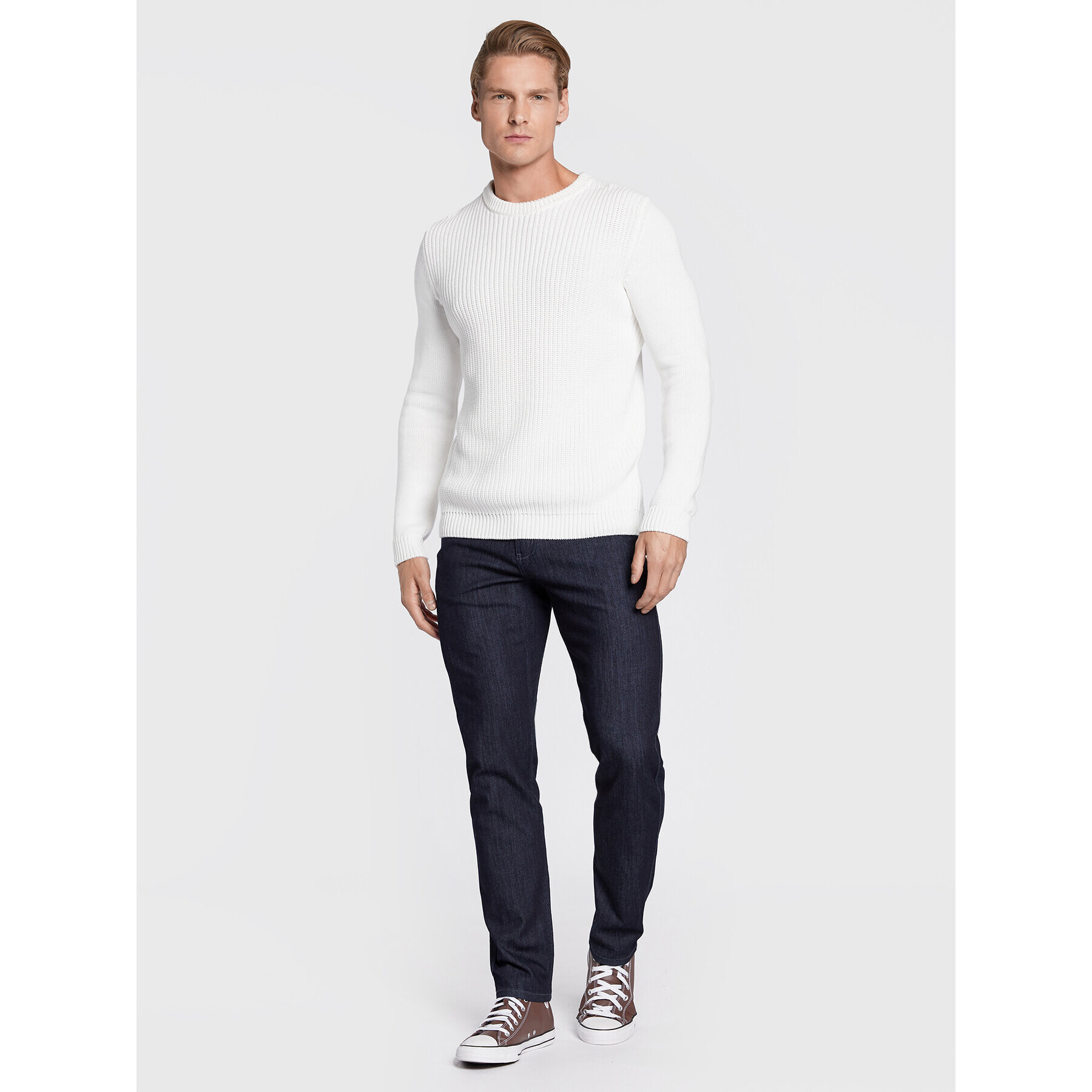 Duer Blugi Performance MFLS3001 Bleumarin Slim Fit - Pled.ro