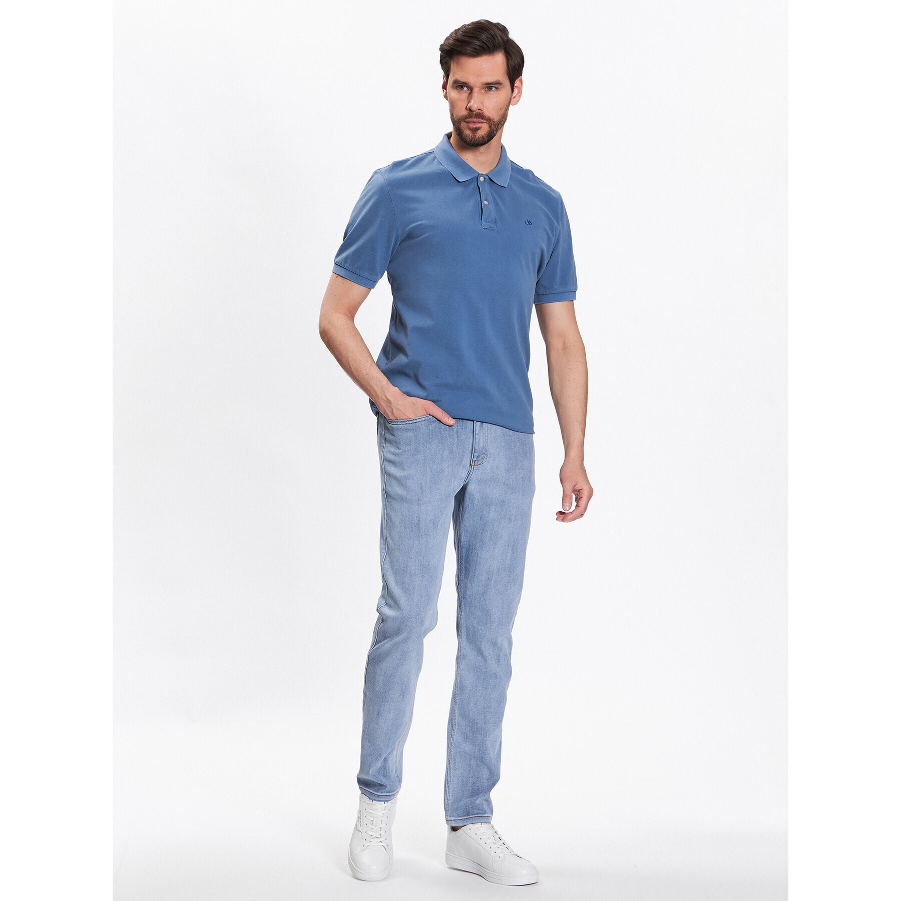 Duer Blugi Performance MFLS5020 Albastru Slim Fit - Pled.ro