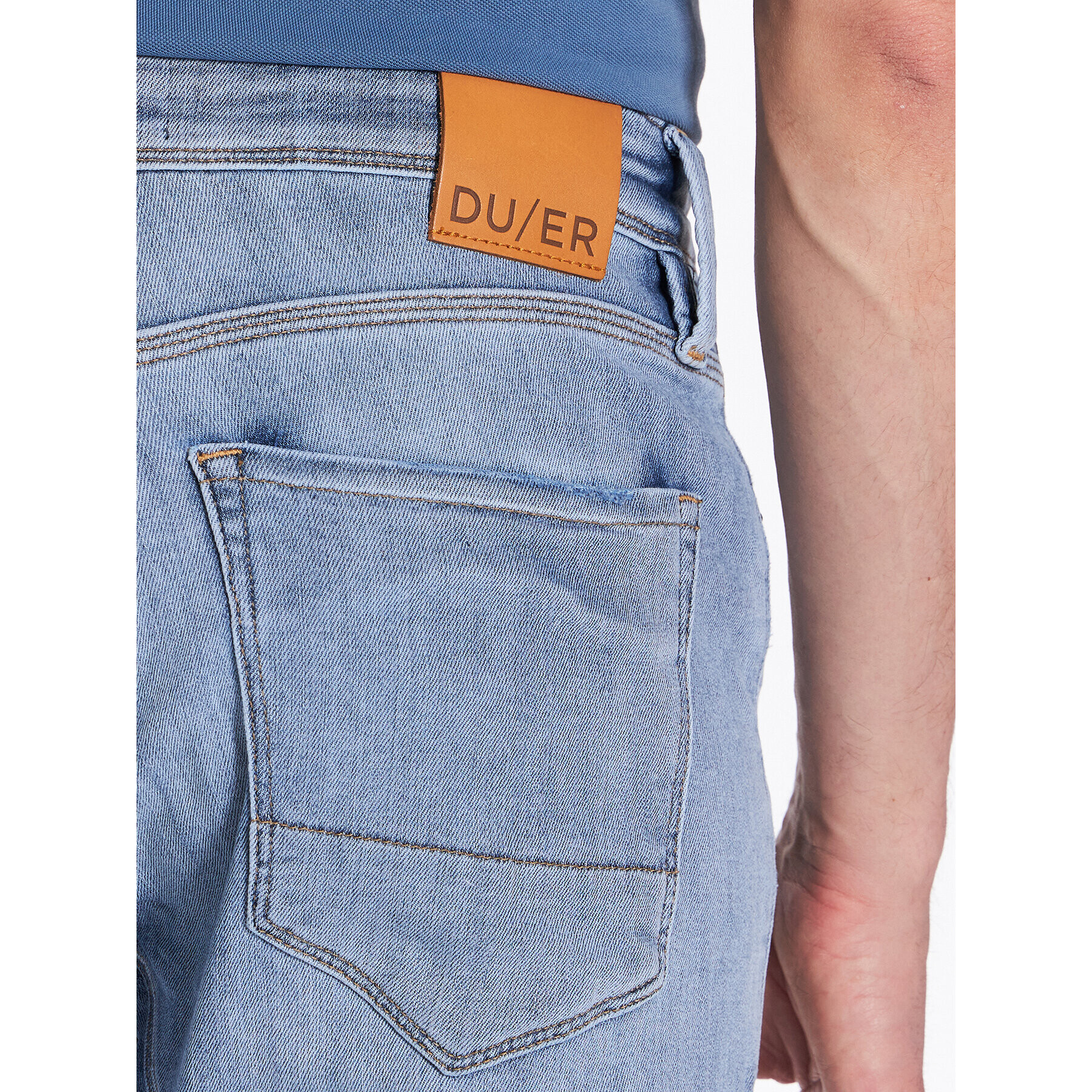 Duer Blugi Performance MFLS5020 Albastru Slim Fit - Pled.ro