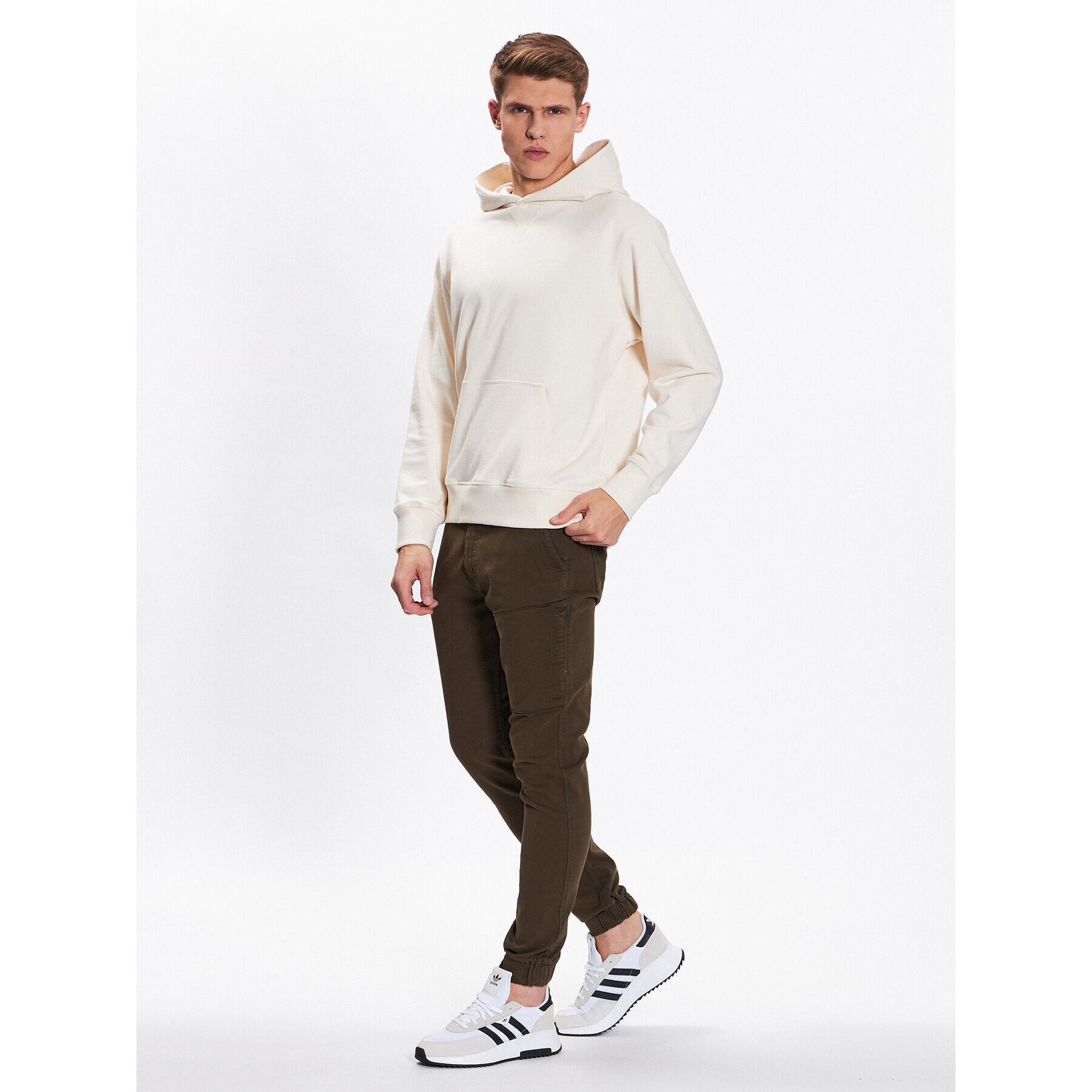 Duer Joggers No Sweat MJNR1100 Verde Relaxed Fit - Pled.ro