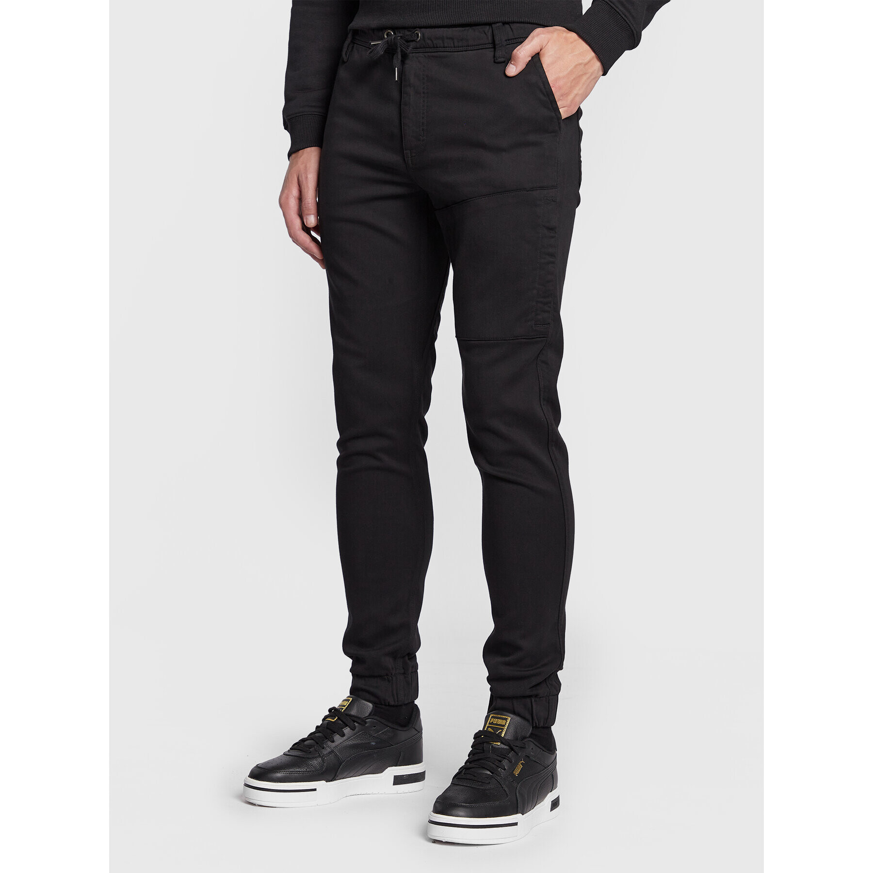 Duer Joggers No Sweat MJNS1100 Negru Slim Fit - Pled.ro