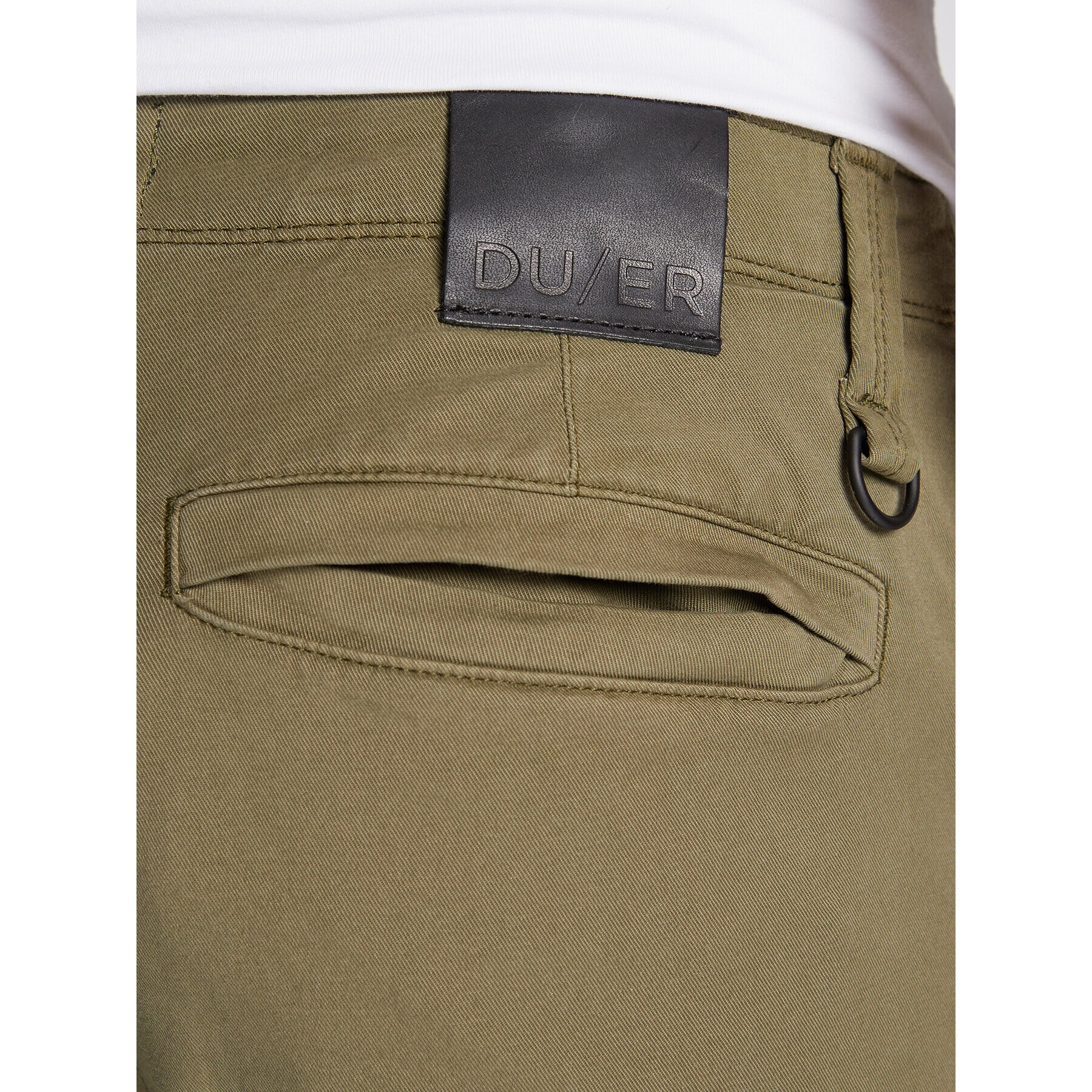 Duer Pantaloni din material Live Free Adventure MPTH1006 Verde Relaxed Fit - Pled.ro