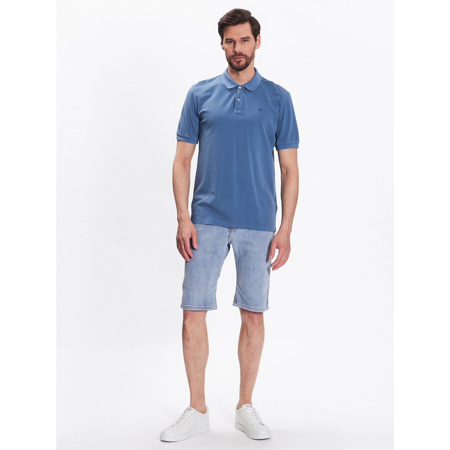 Duer Pantaloni scurți de blugi Performance MSLS5020 Albastru Regular Fit - Pled.ro