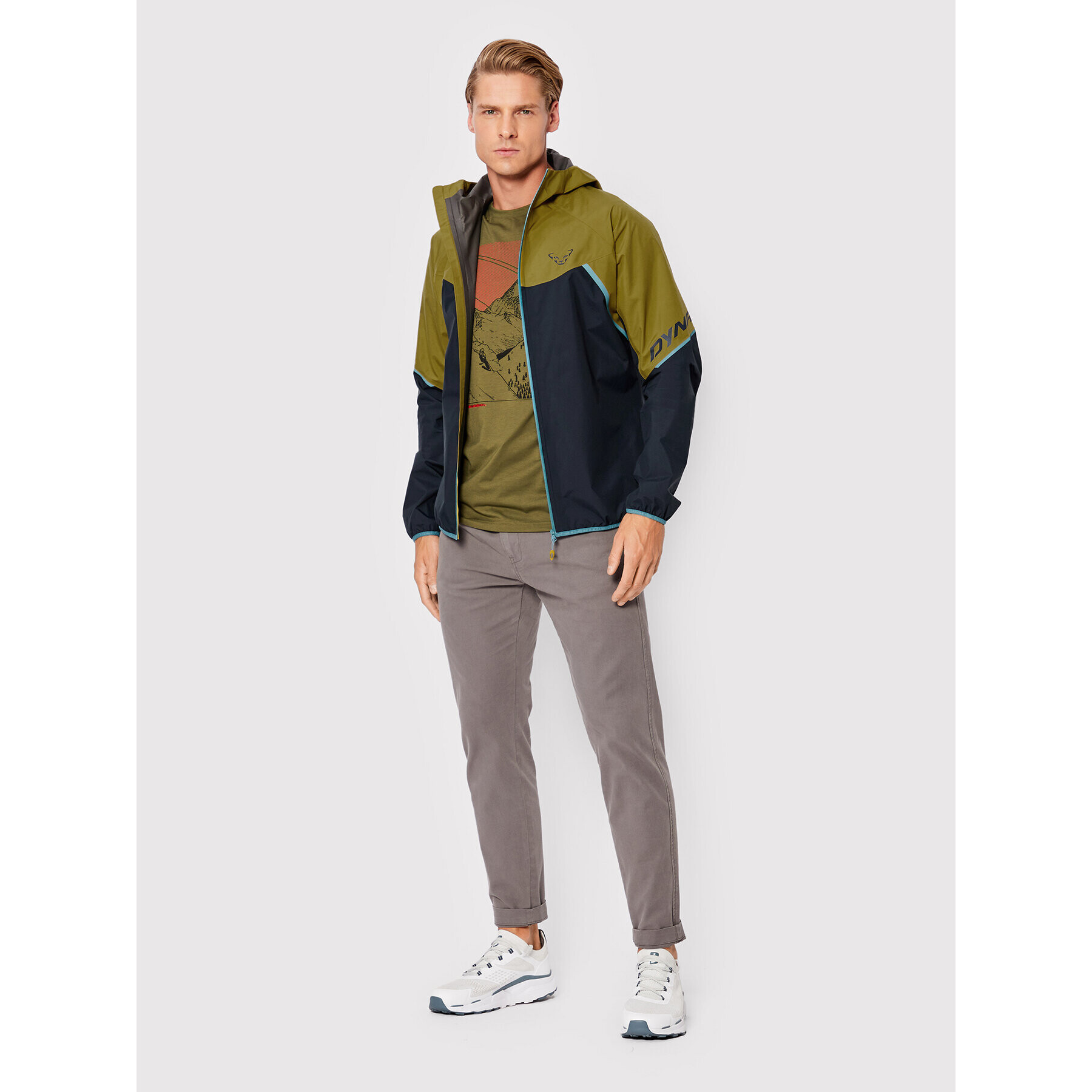 Dynafit Geacă pentru alergare Alpine 08-71488 Verde Slim Fit - Pled.ro