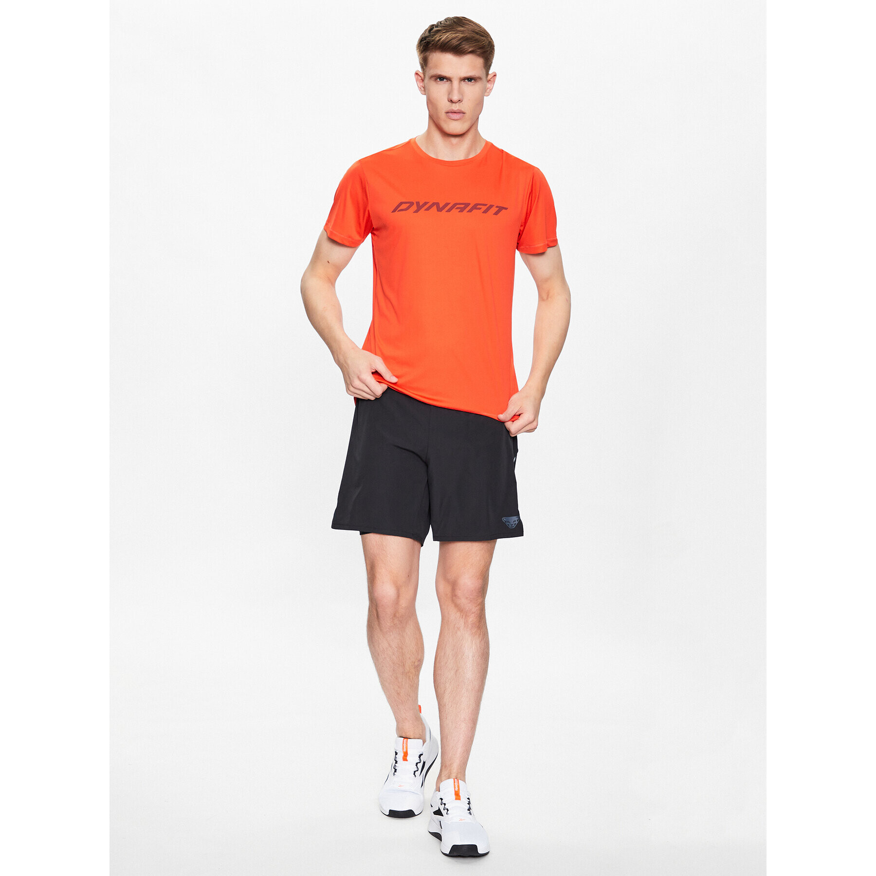 Dynafit Tricou tehnic Traverse 2 08-70670 Portocaliu Regular Fit - Pled.ro