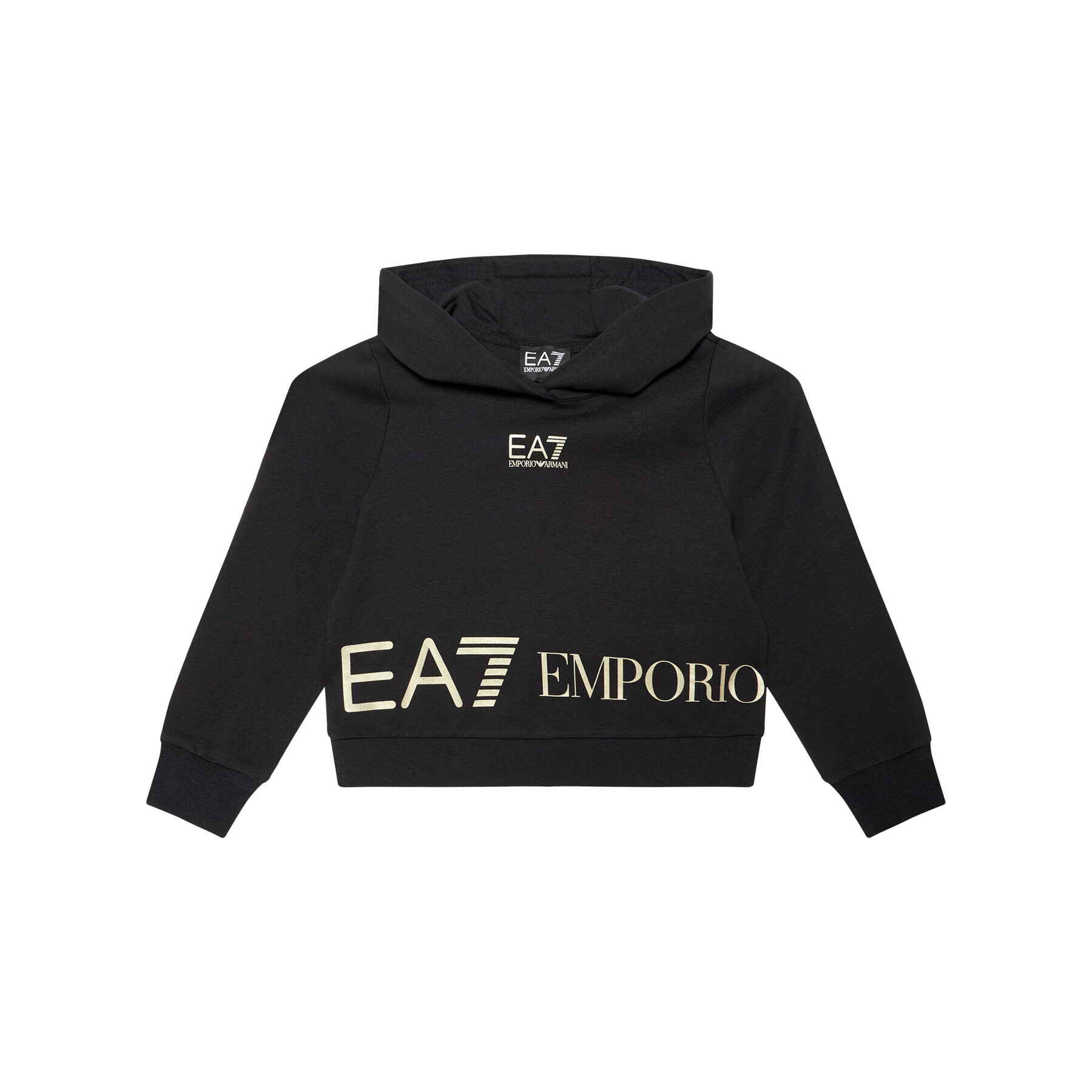 EA7 Emporio Armani Bluză 3KFM52 FJ5FZ 1200 Negru Regular Fit - Pled.ro