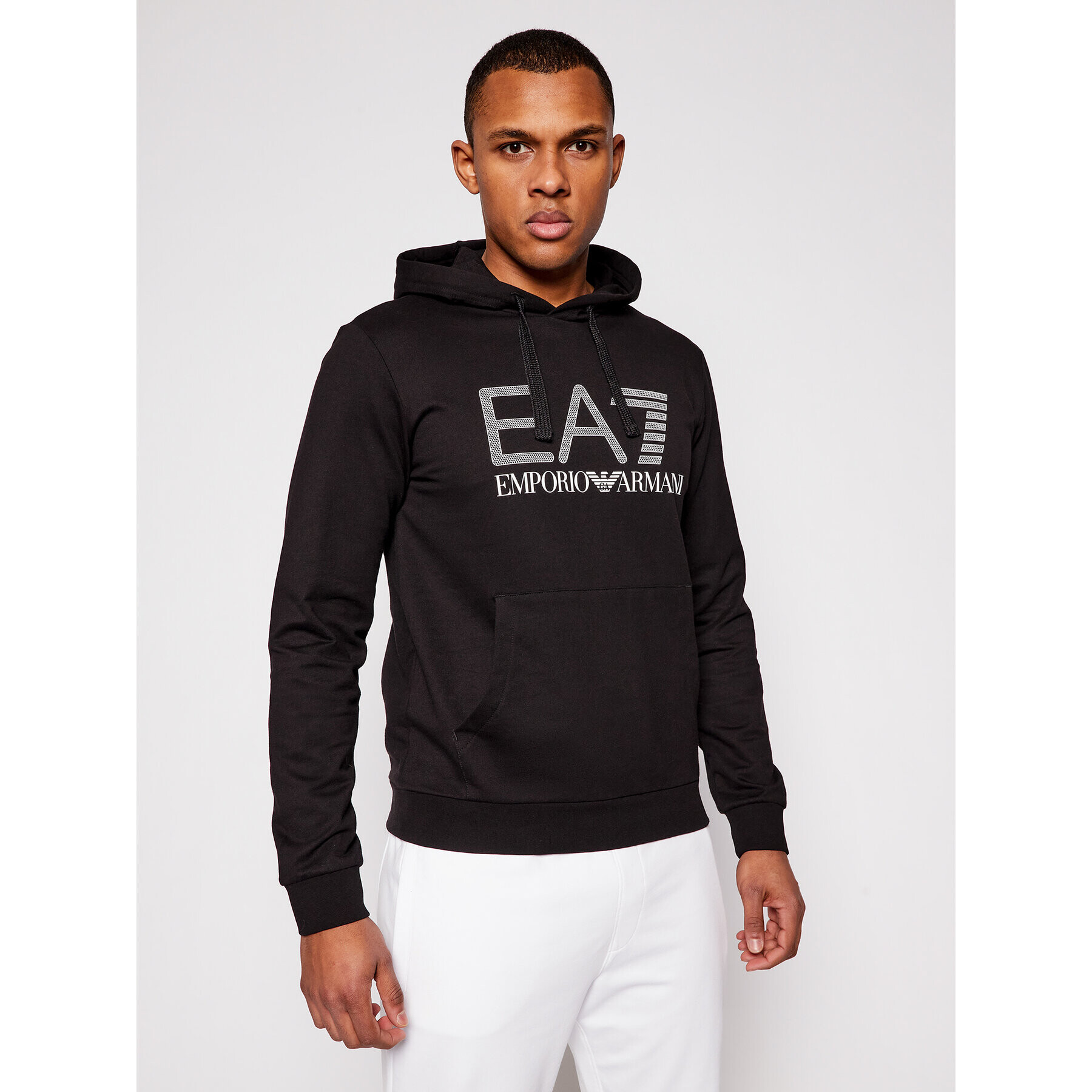 EA7 Emporio Armani Bluză 3KPM62 PJ05Z 1200 Negru Regular Fit - Pled.ro