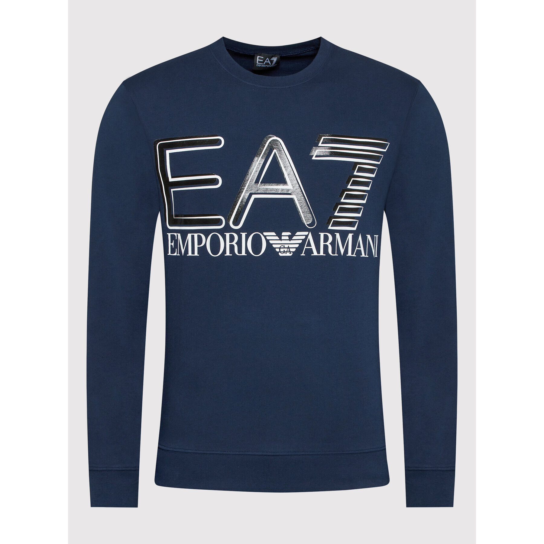 EA7 Emporio Armani Bluză 3LPM44 PJFGZ 1554 Bleumarin Regular Fit - Pled.ro