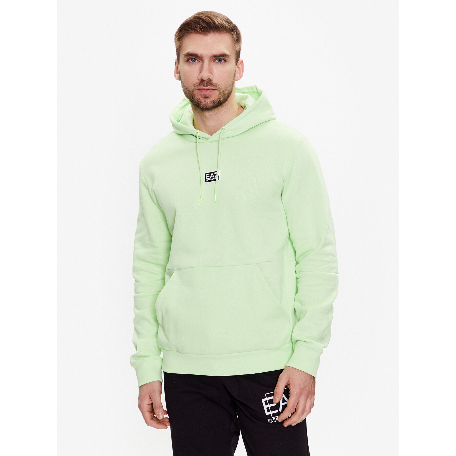 EA7 Emporio Armani Bluză 3RPM96 PJ07Z 1805 Verde Regular Fit - Pled.ro