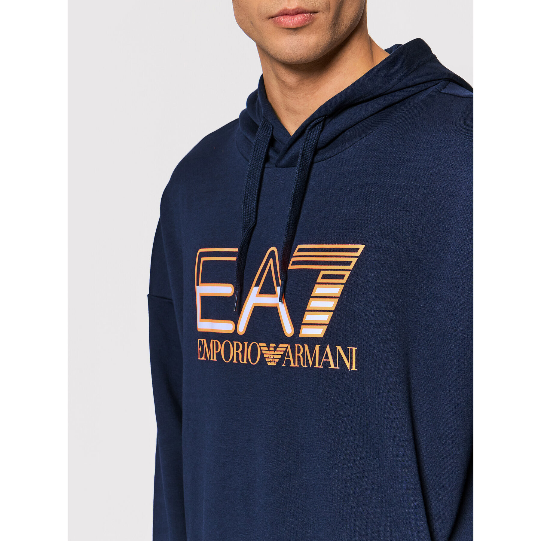 EA7 Emporio Armani Bluză 6KPM73 PJANZ 1554 Bleumarin Regular Fit - Pled.ro