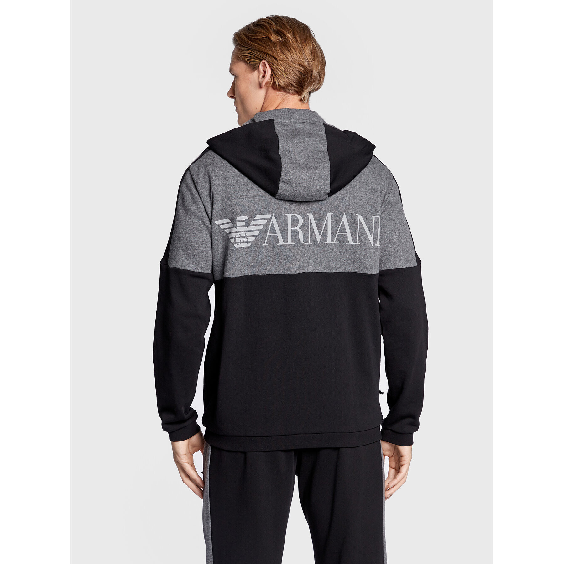 EA7 Emporio Armani Bluză 6LPM18 PJEQZ 1200 Negru Regular Fit - Pled.ro