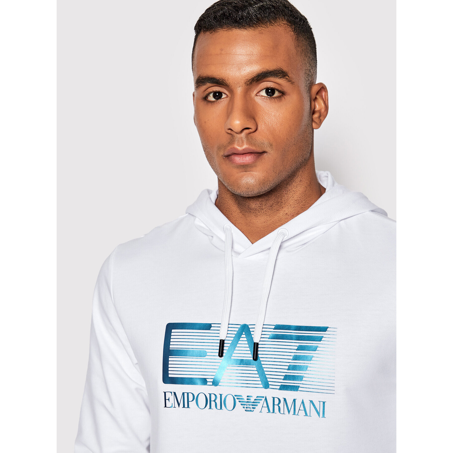 EA7 Emporio Armani Bluză 6LPM62 PJ05Z 1100 Alb Regular Fit - Pled.ro