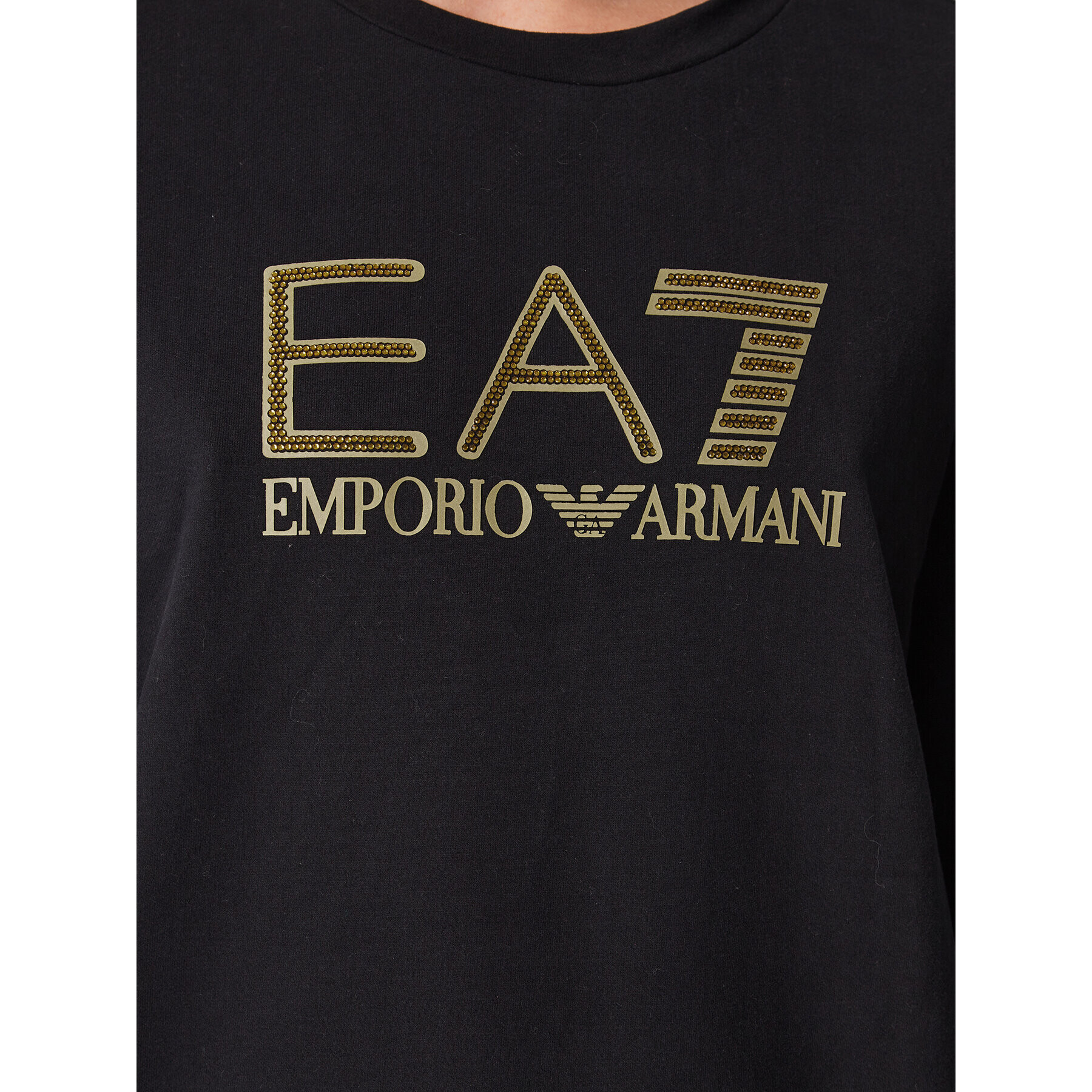 EA7 Emporio Armani Bluză 6LTM40 TJJXZ 0210 Negru Relaxed Fit - Pled.ro