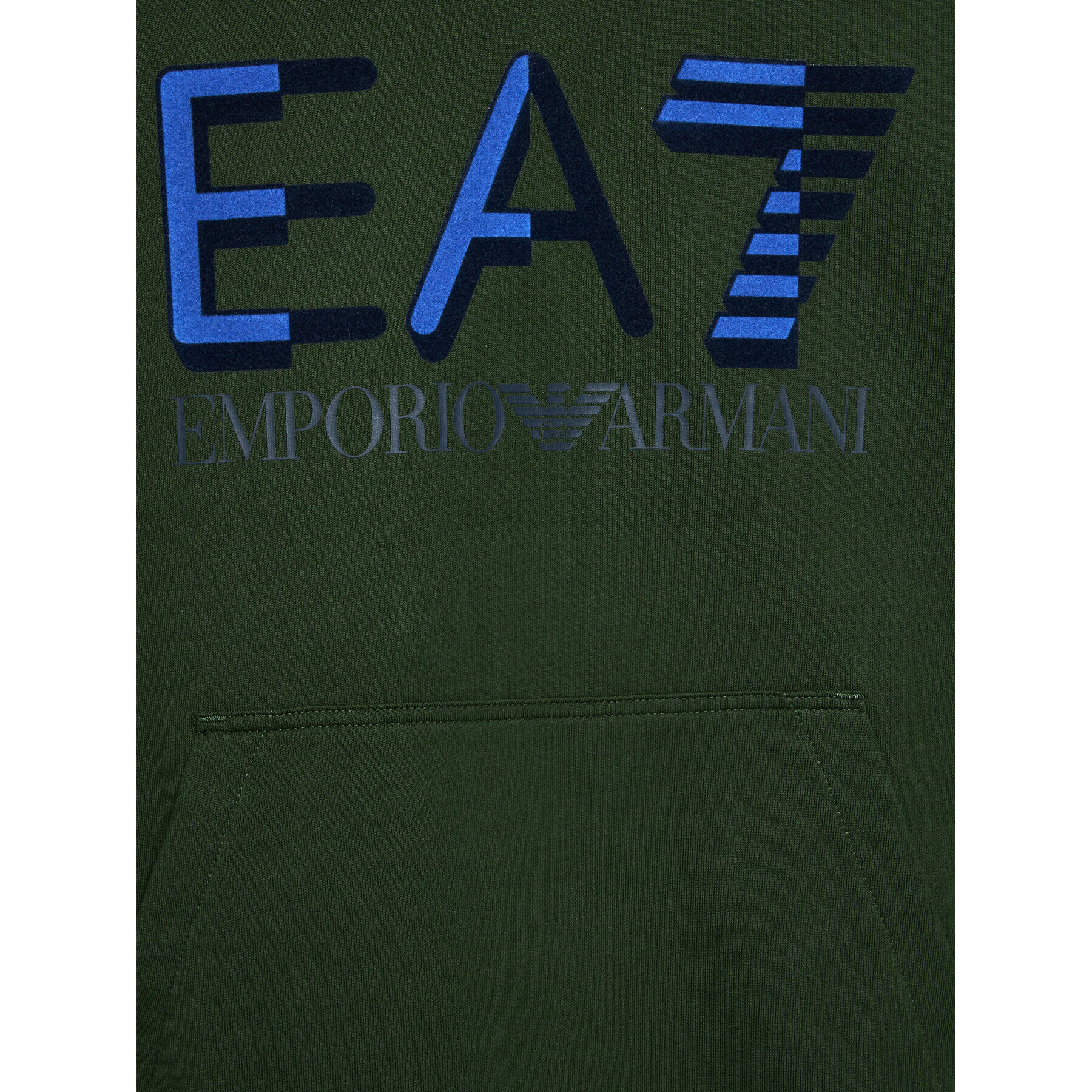 EA7 Emporio Armani Bluză 6RBM64 BJ05Z 1845 Verde Regular Fit - Pled.ro