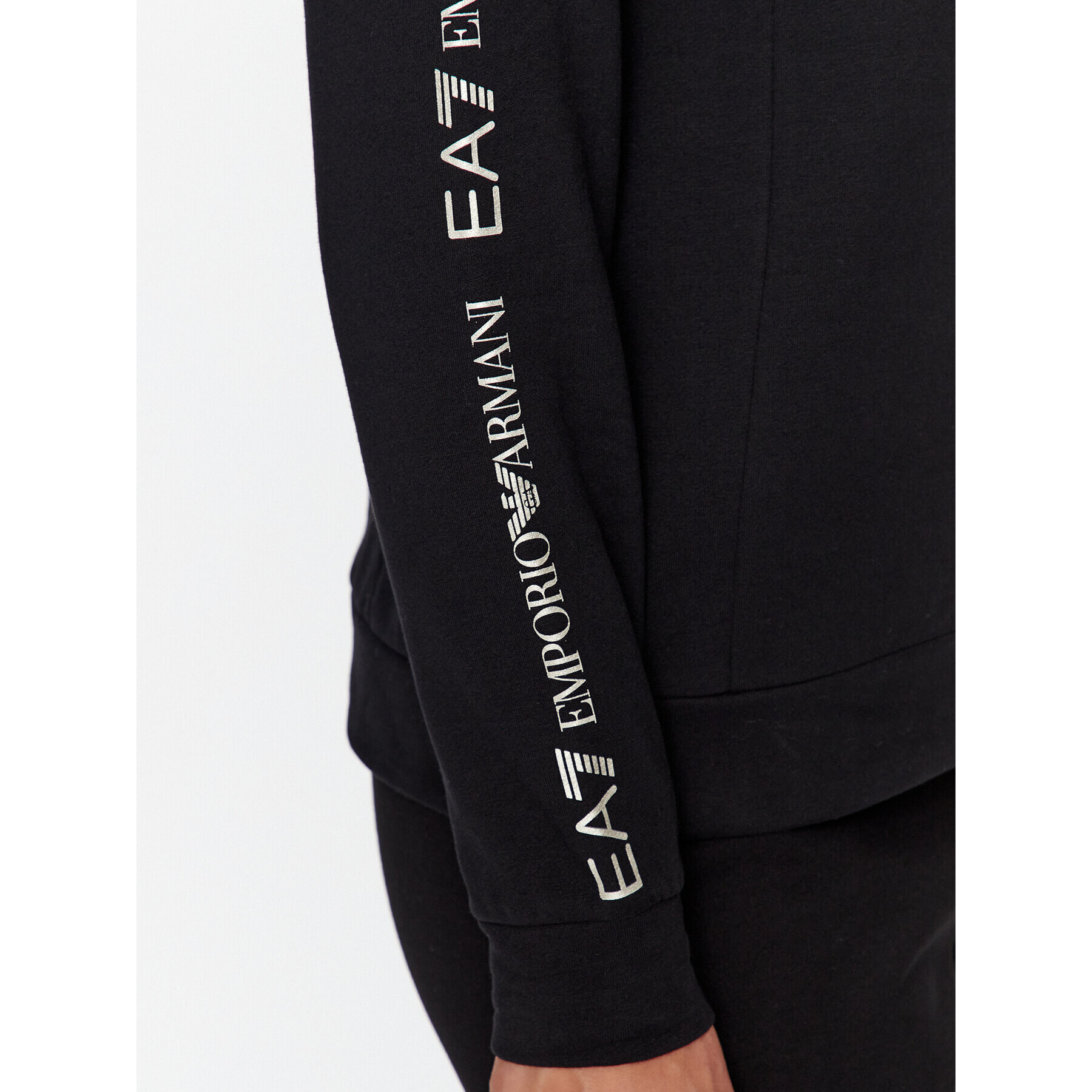 EA7 Emporio Armani Bluză 6RTM09 TJPLZ 0200 Negru Regular Fit - Pled.ro