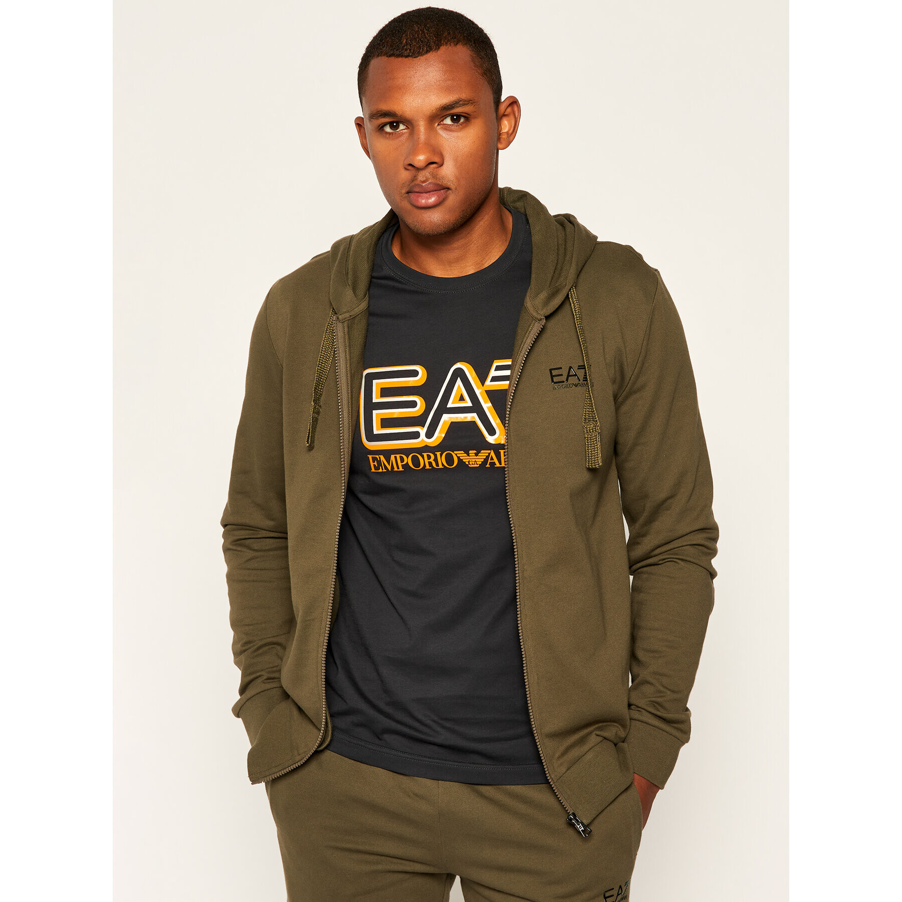 EA7 Emporio Armani Bluză 8NPM03 PJ05Z 1867 Verde Regular Fit - Pled.ro