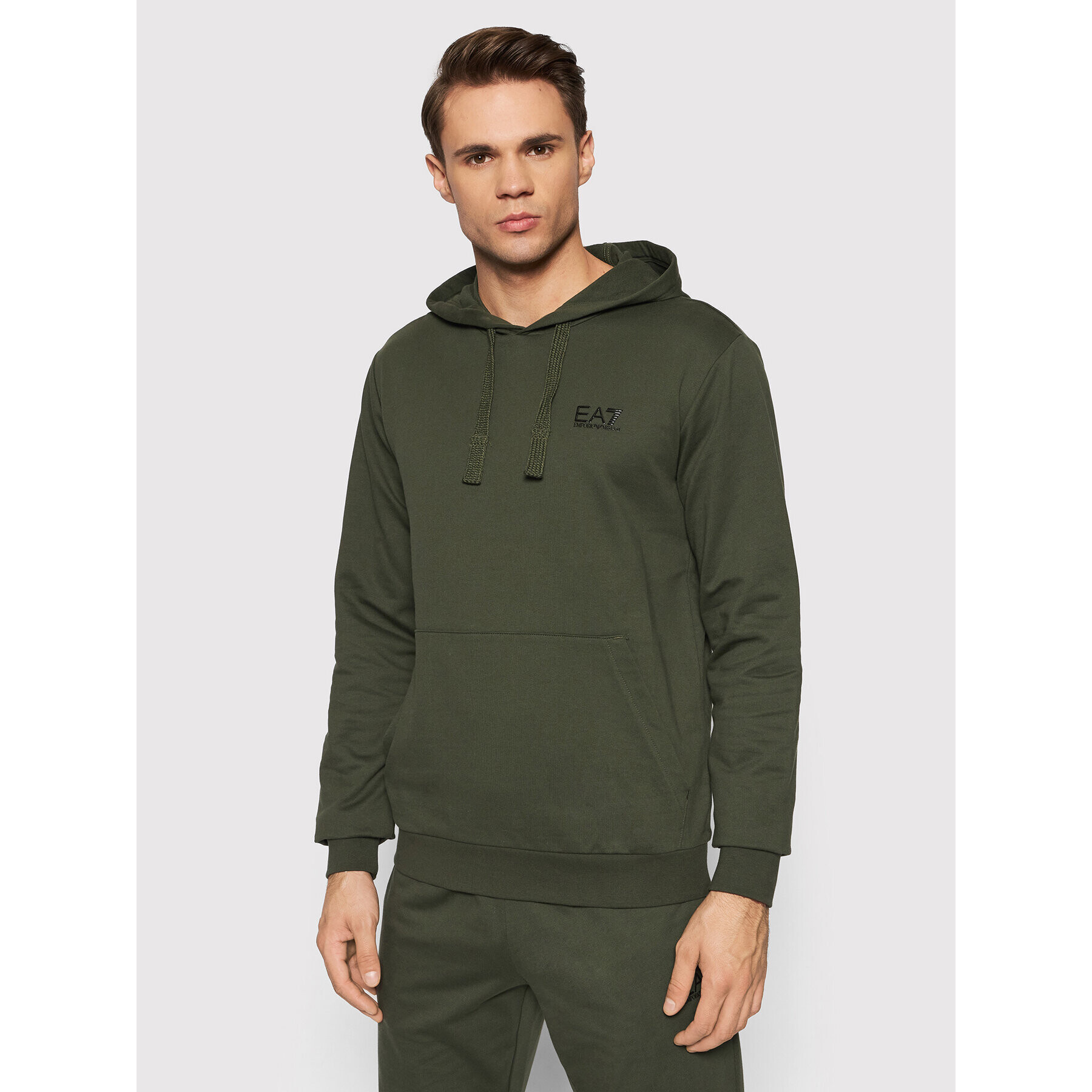 EA7 Emporio Armani Bluză 8NPM04 PJ05Z 1852 Verde Regular Fit - Pled.ro