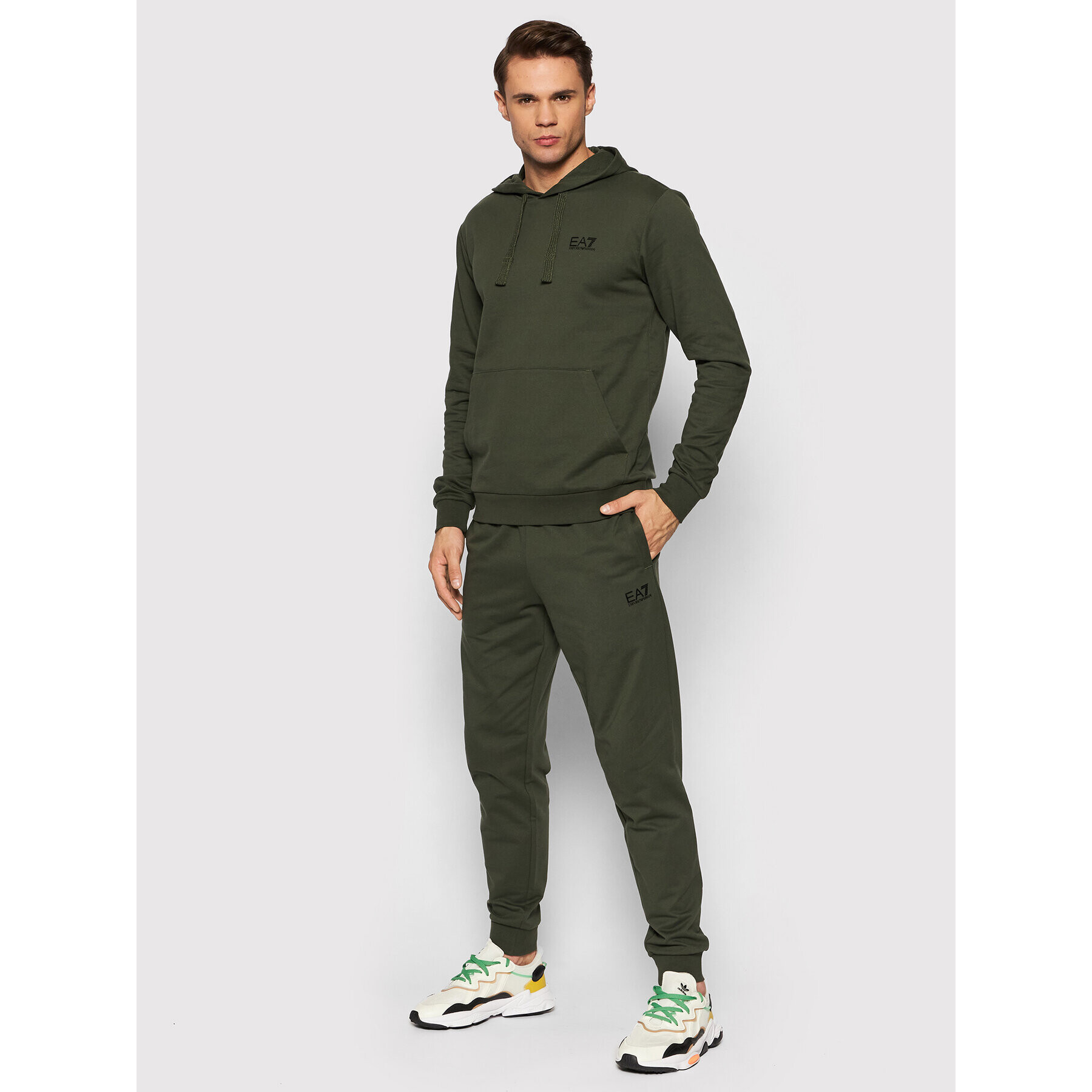 EA7 Emporio Armani Bluză 8NPM04 PJ05Z 1852 Verde Regular Fit - Pled.ro