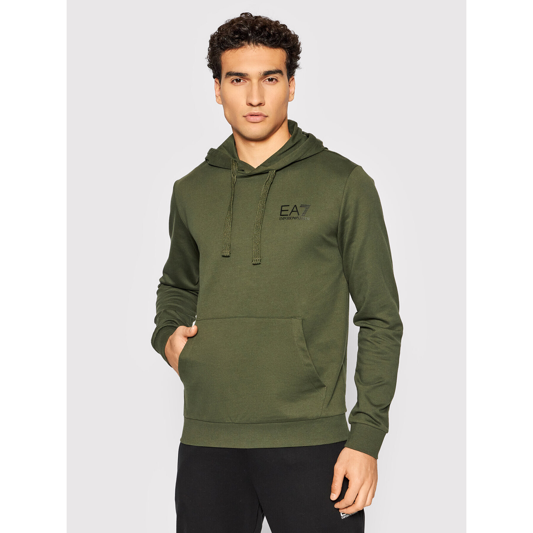 EA7 Emporio Armani Bluză 8NPM18 PJ05Z 1852 Verde Regular Fit - Pled.ro