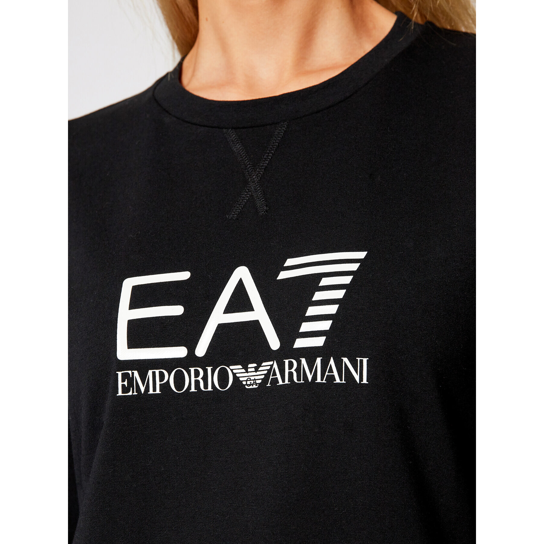 EA7 Emporio Armani Bluză 8NTM39 TJ31Z 1200 Negru Regular Fit - Pled.ro