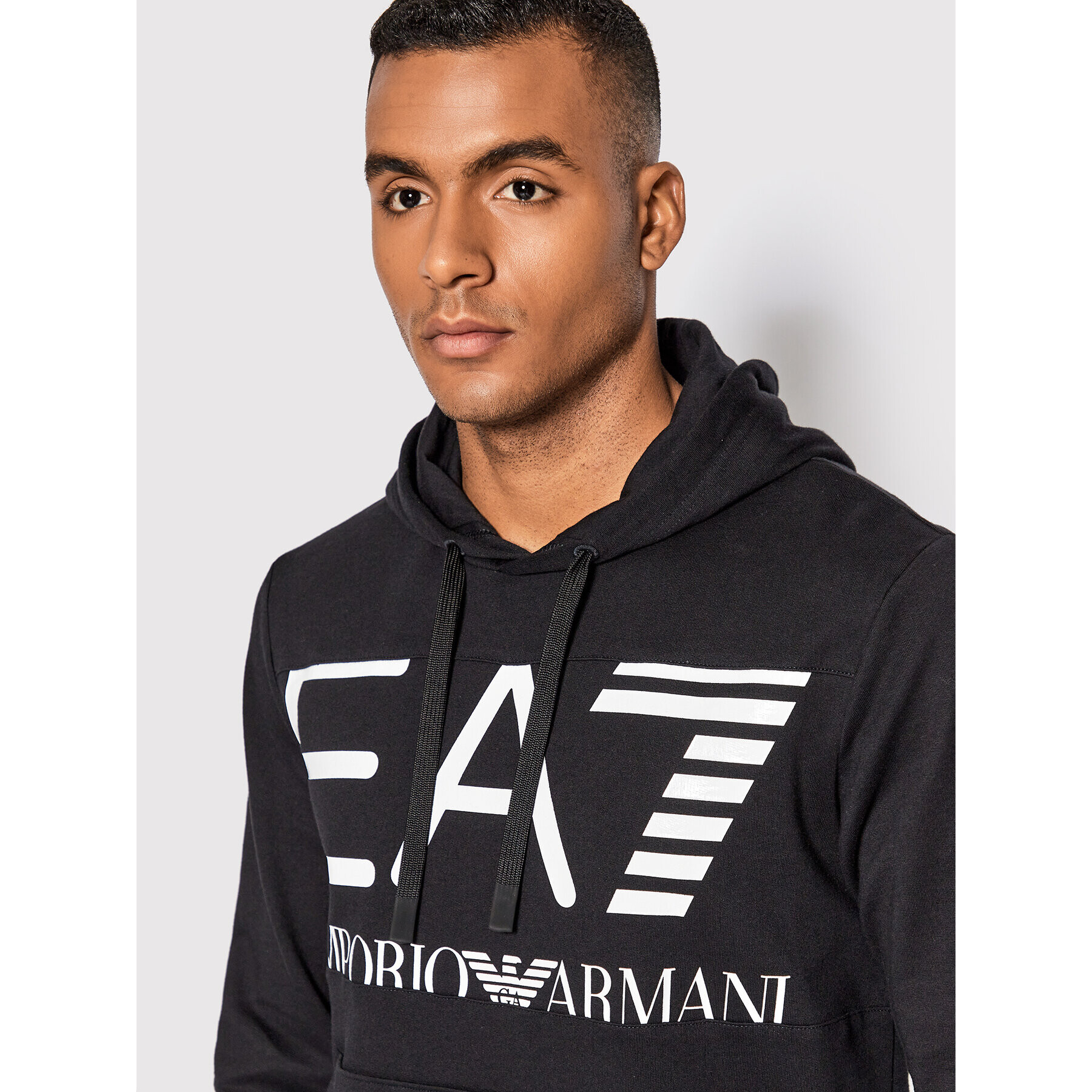 EA7 Emporio Armani Bluză 6LPM52 PJFGZ 1200 Negru Regular Fit - Pled.ro