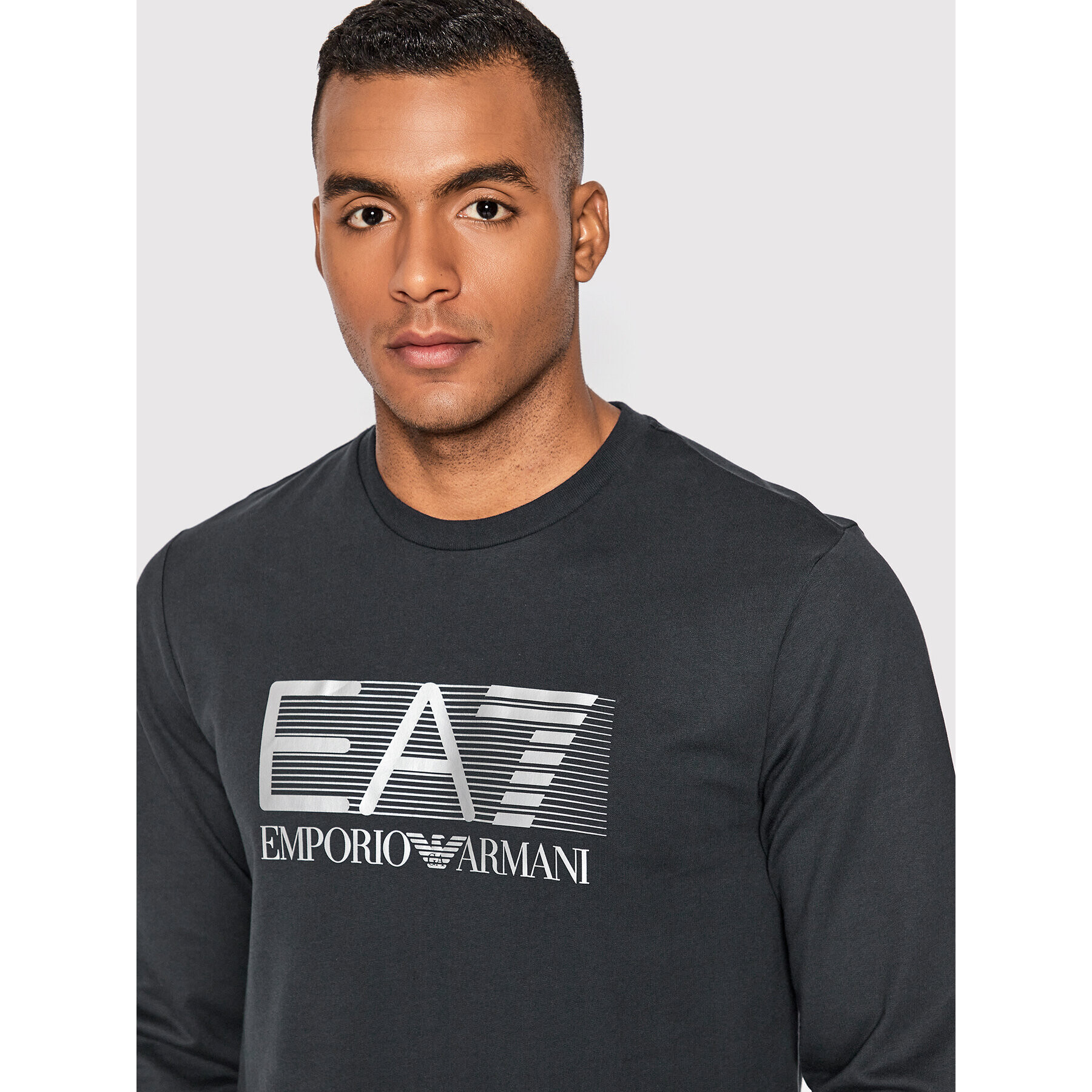 EA7 Emporio Armani Bluză 6LPM60 PJ05Z 0578 Bleumarin Regular Fit - Pled.ro