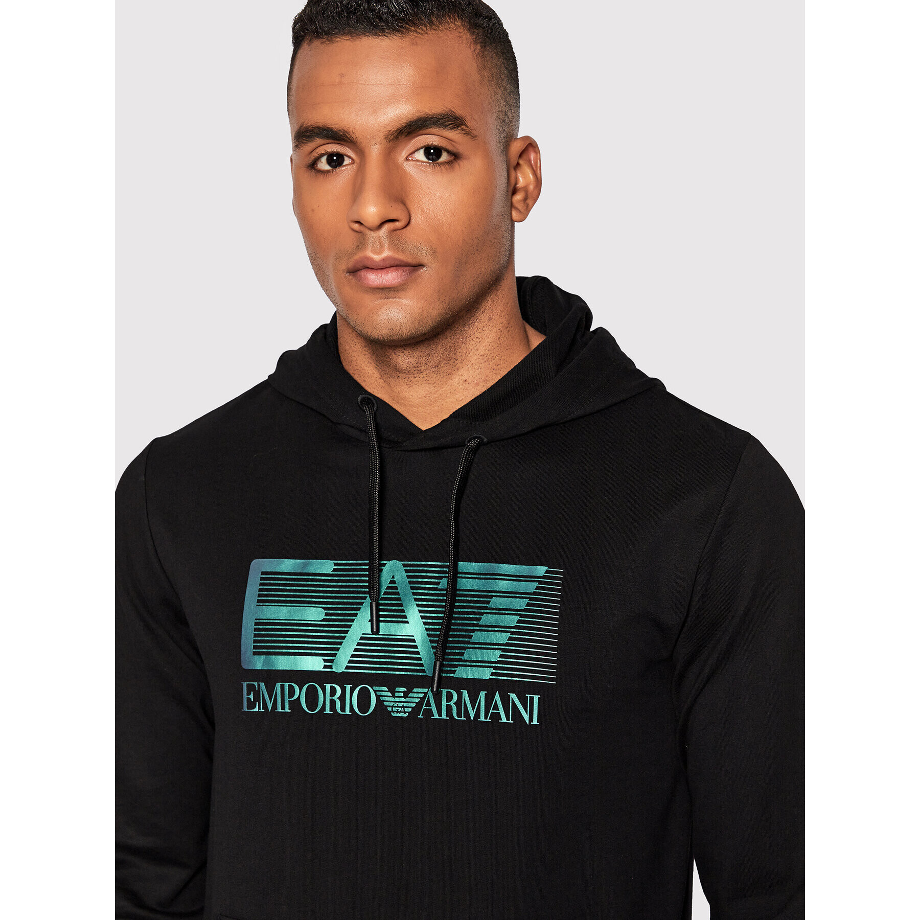 EA7 Emporio Armani Bluză 6LPM62 PJ05Z 1200 Negru Regular Fit - Pled.ro