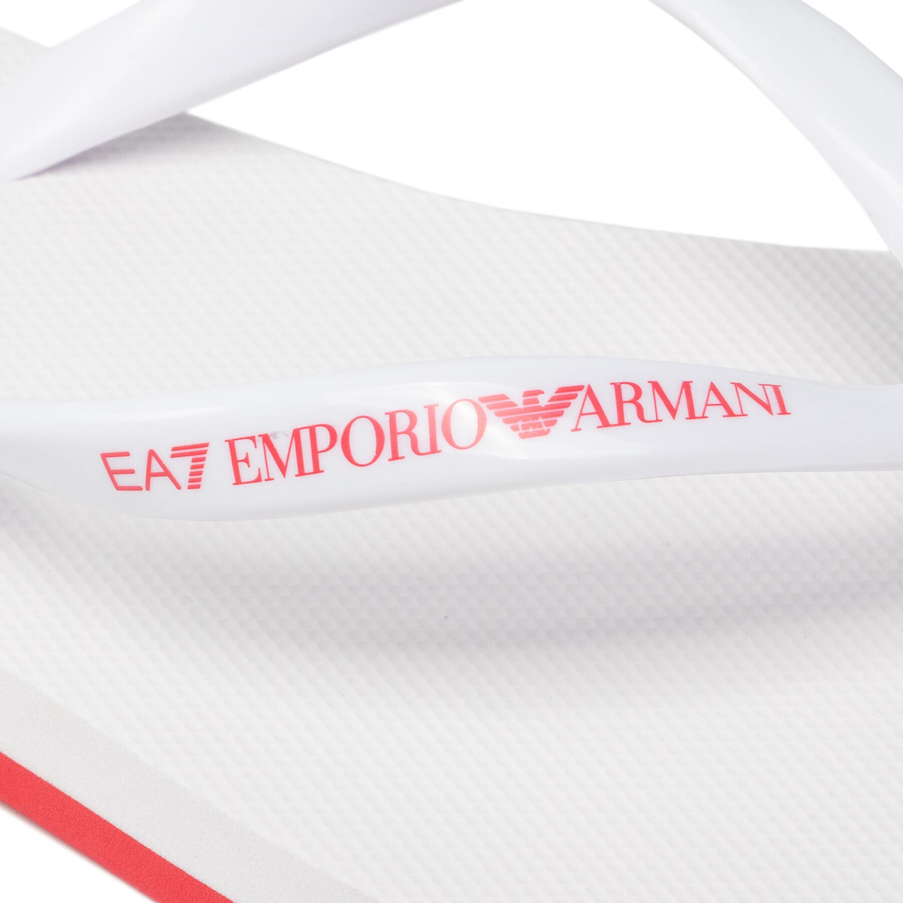 EA7 Emporio Armani Flip flop XFQ012 XK085 Q718 Alb - Pled.ro