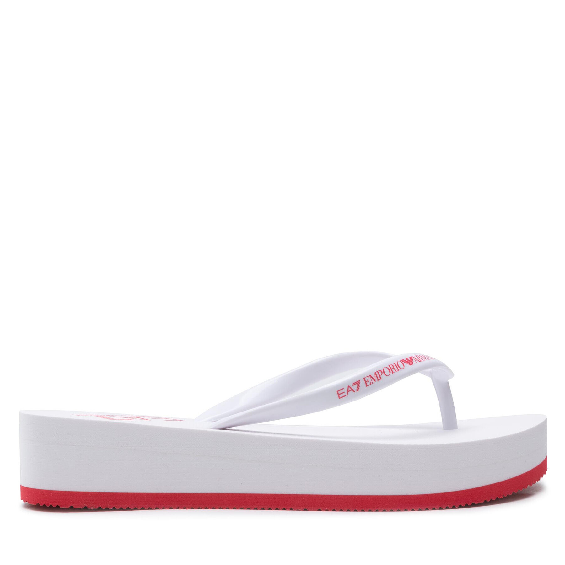 EA7 Emporio Armani Flip flop XFQ013 XK085 Q718 Alb - Pled.ro