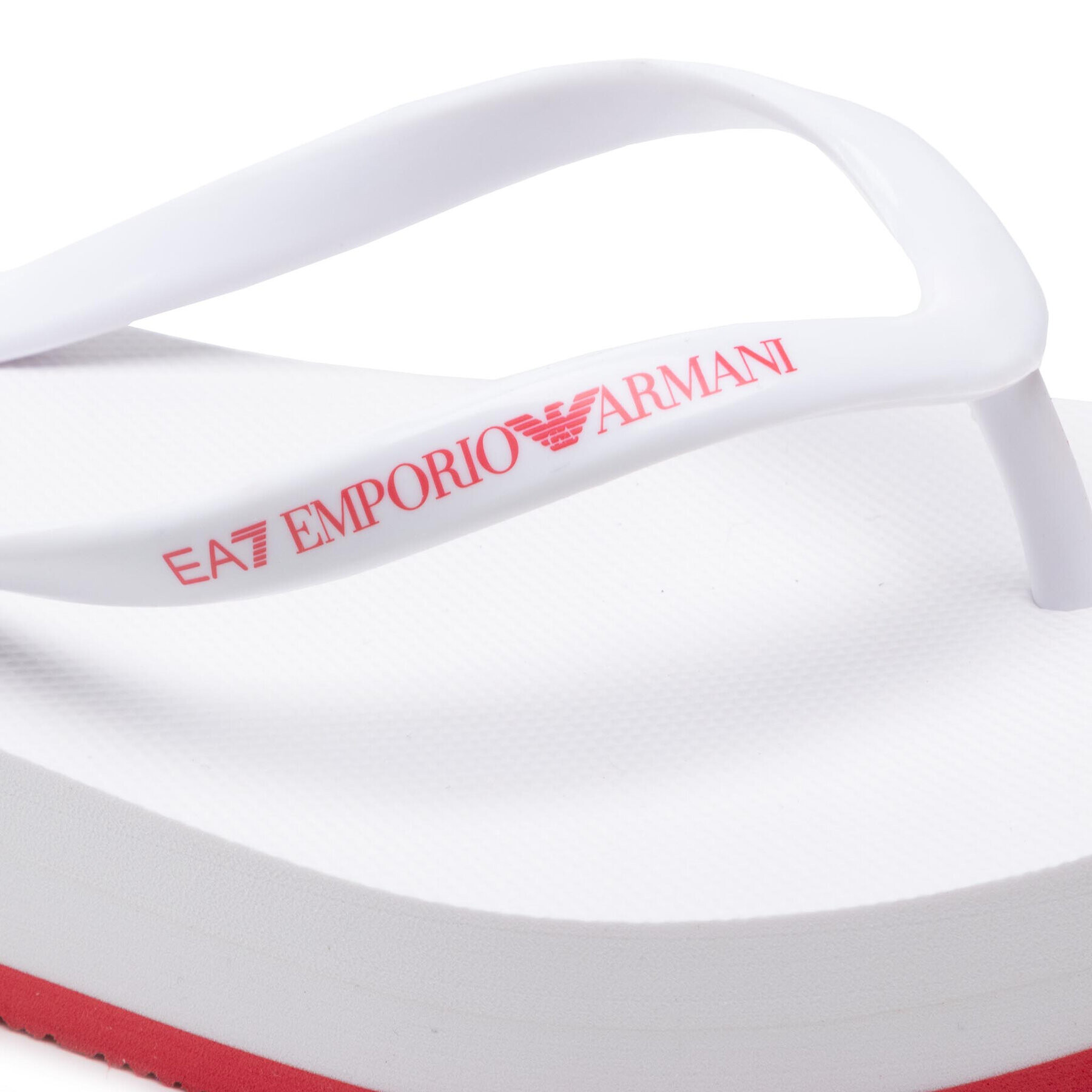 EA7 Emporio Armani Flip flop XFQ013 XK085 Q718 Alb - Pled.ro