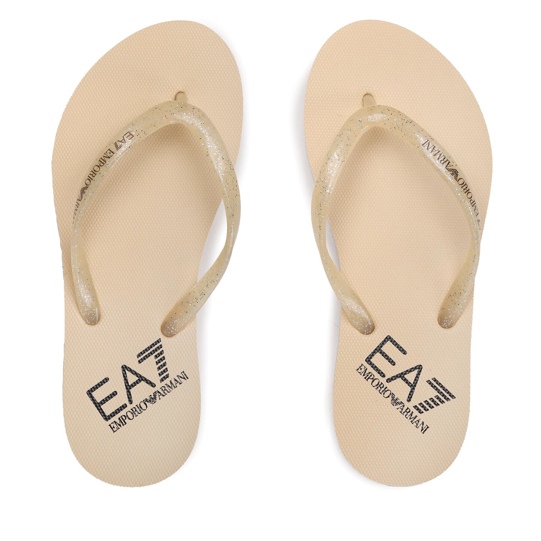 EA7 Emporio Armani Flip flop XFQ013 XK322 S467 Bej - Pled.ro