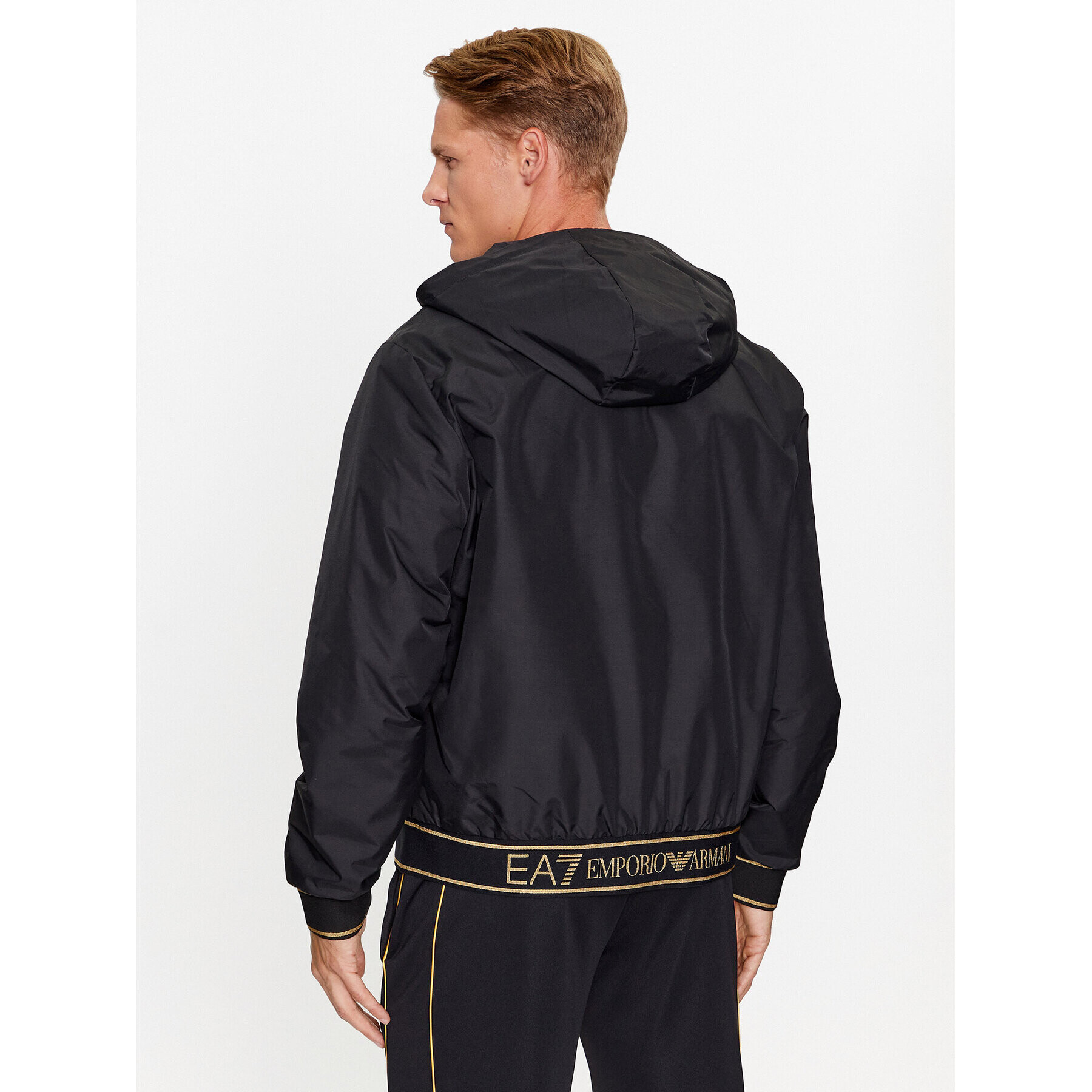 EA7 Emporio Armani Geacă bomber 6RPB08 PN27Z 0208 Negru Regular Fit - Pled.ro