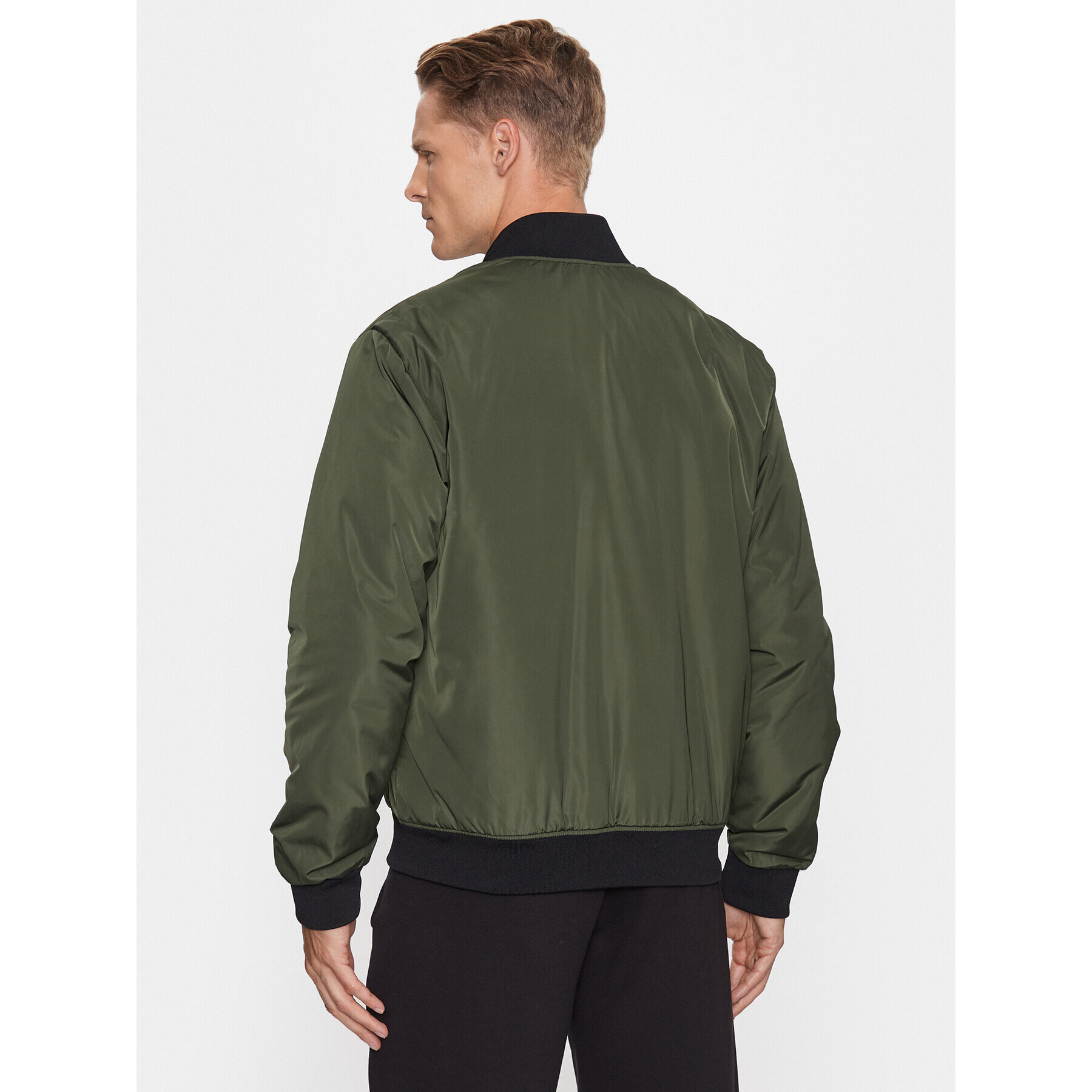 EA7 Emporio Armani Geacă bomber 8NPB12 PN7LZ 1845 Verde Regular Fit - Pled.ro