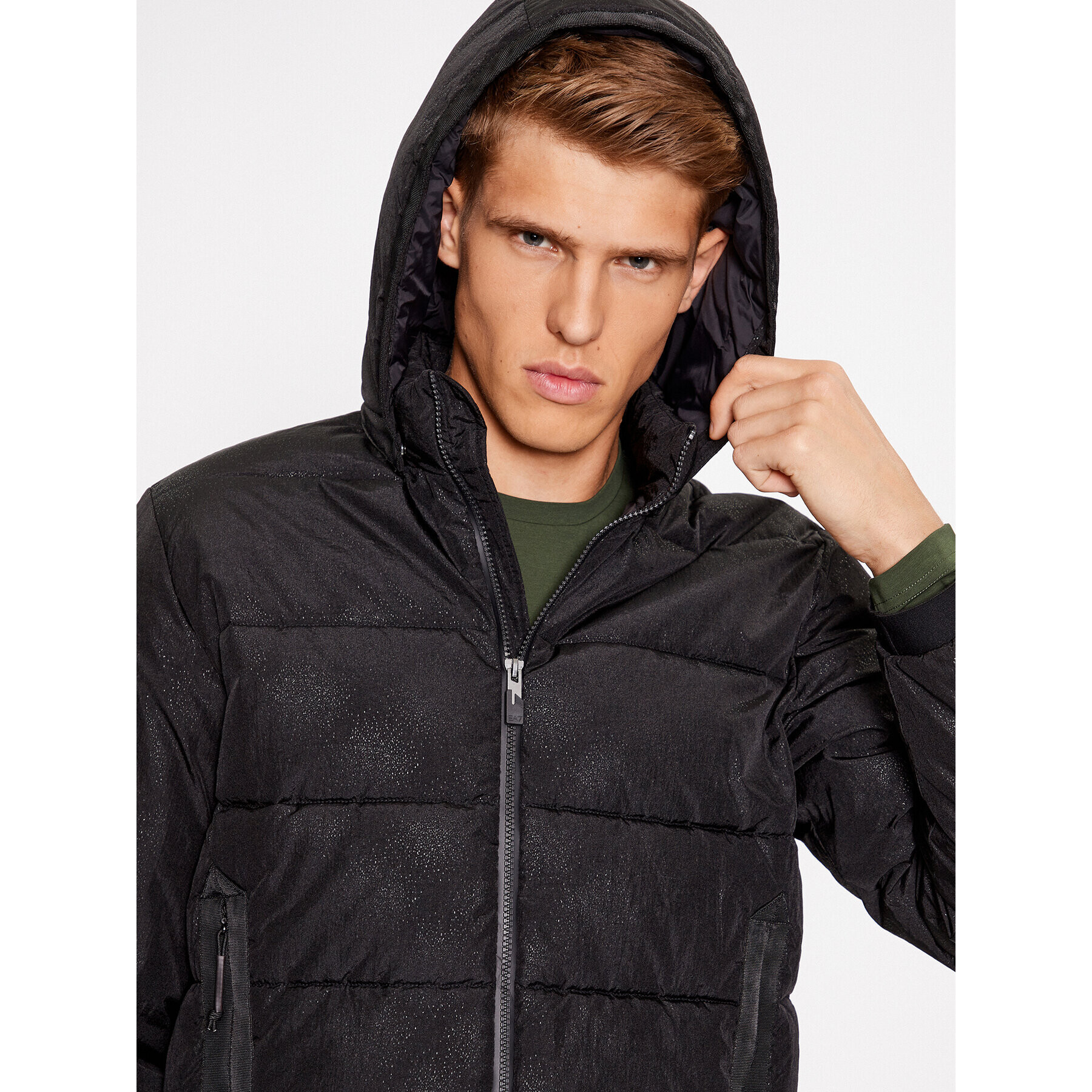 EA7 Emporio Armani Geacă din puf 6RPB11 PNEFZ 1200 Negru Regular Fit - Pled.ro