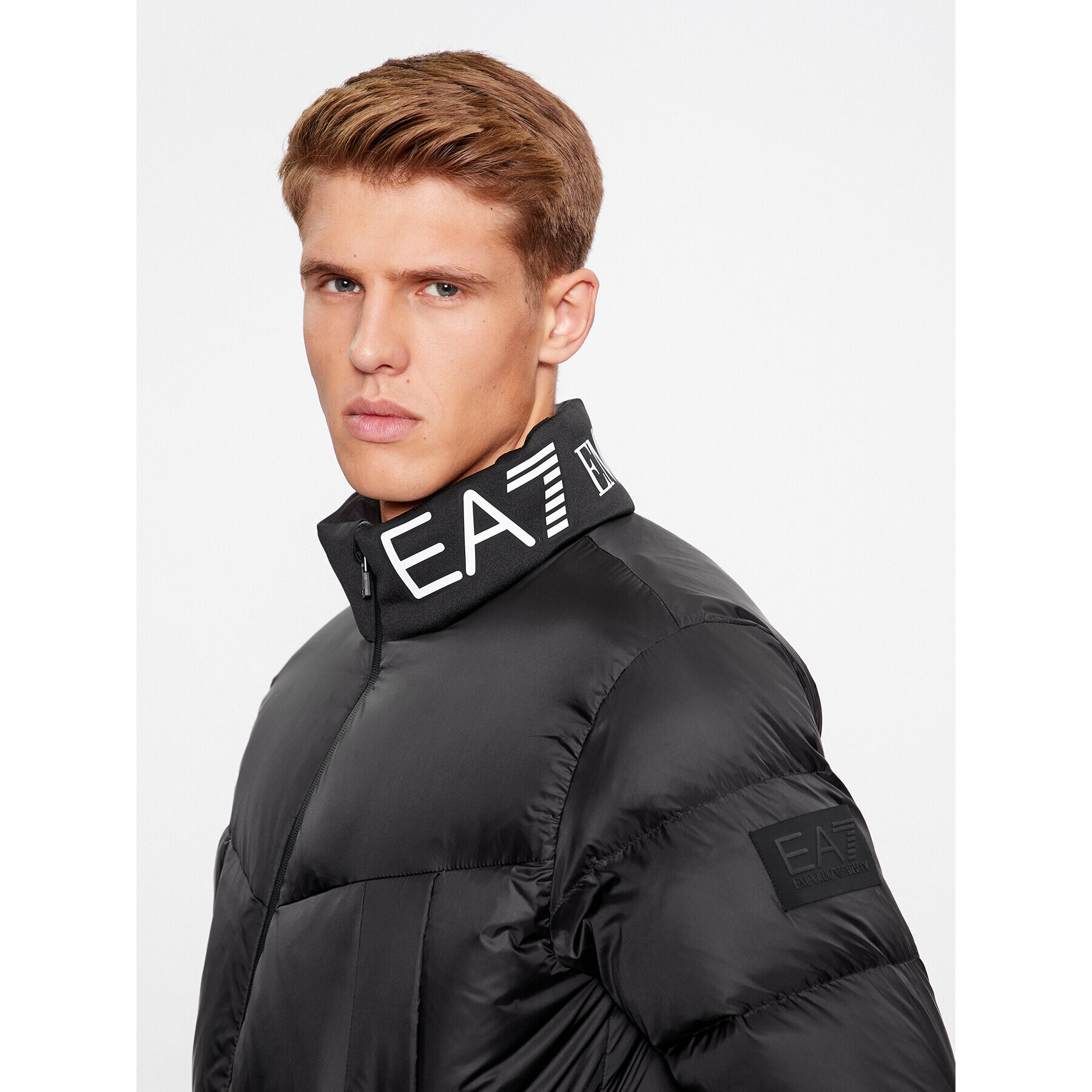 EA7 Emporio Armani Geacă din puf 6RPB33 PNEOZ 1200 Negru Regular Fit - Pled.ro