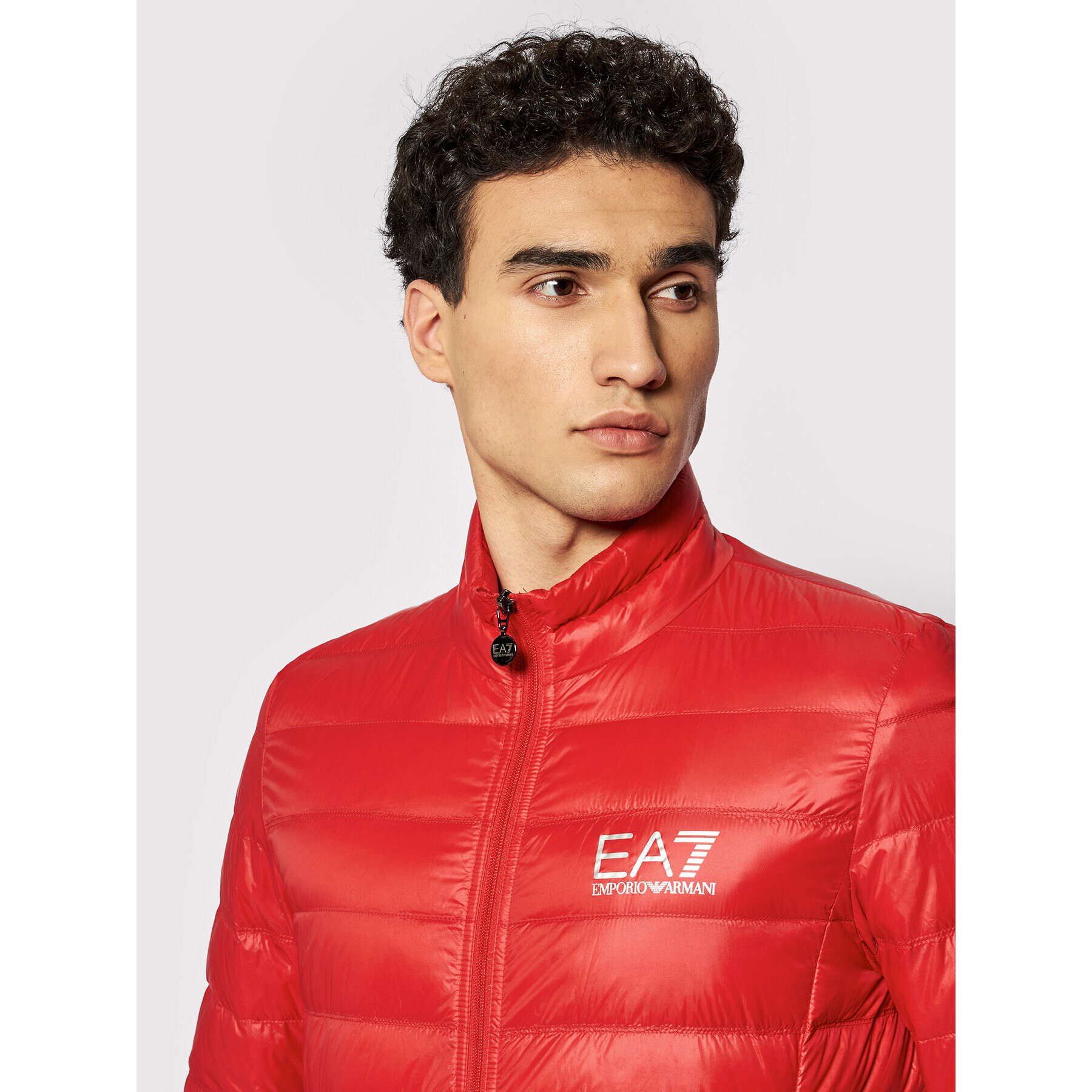 EA7 Emporio Armani Geacă din puf 8NPB01 PN29Z 1451 Roșu Regular Fit - Pled.ro