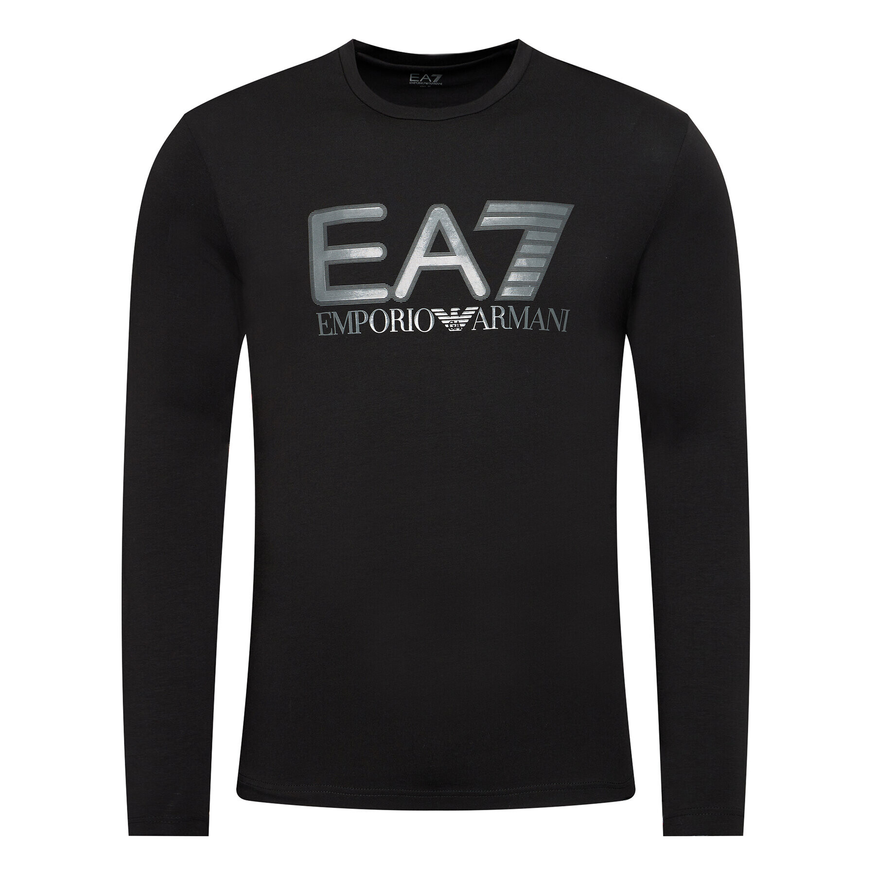 EA7 Emporio Armani Longsleeve 6KPT64 PJ03Z 1200 Negru Regular Fit - Pled.ro