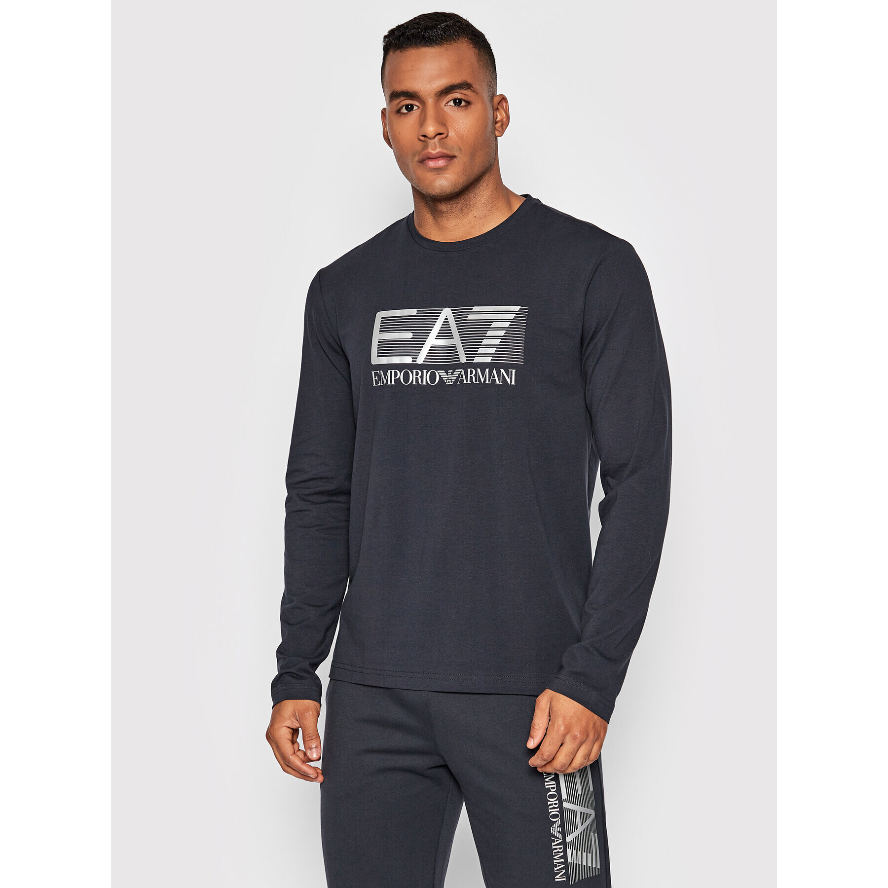 EA7 Emporio Armani Longsleeve 6LPT64 PJ03Z 0578 Bleumarin Regular Fit - Pled.ro